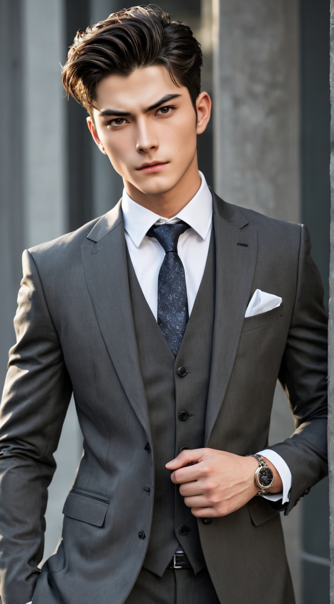 ai character: Boston  background