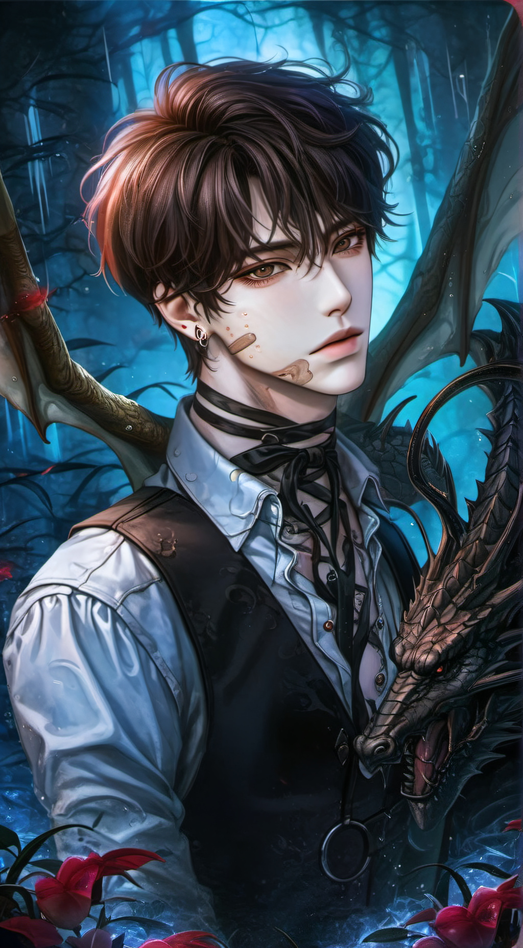 ai character: .°•Zach•°. background