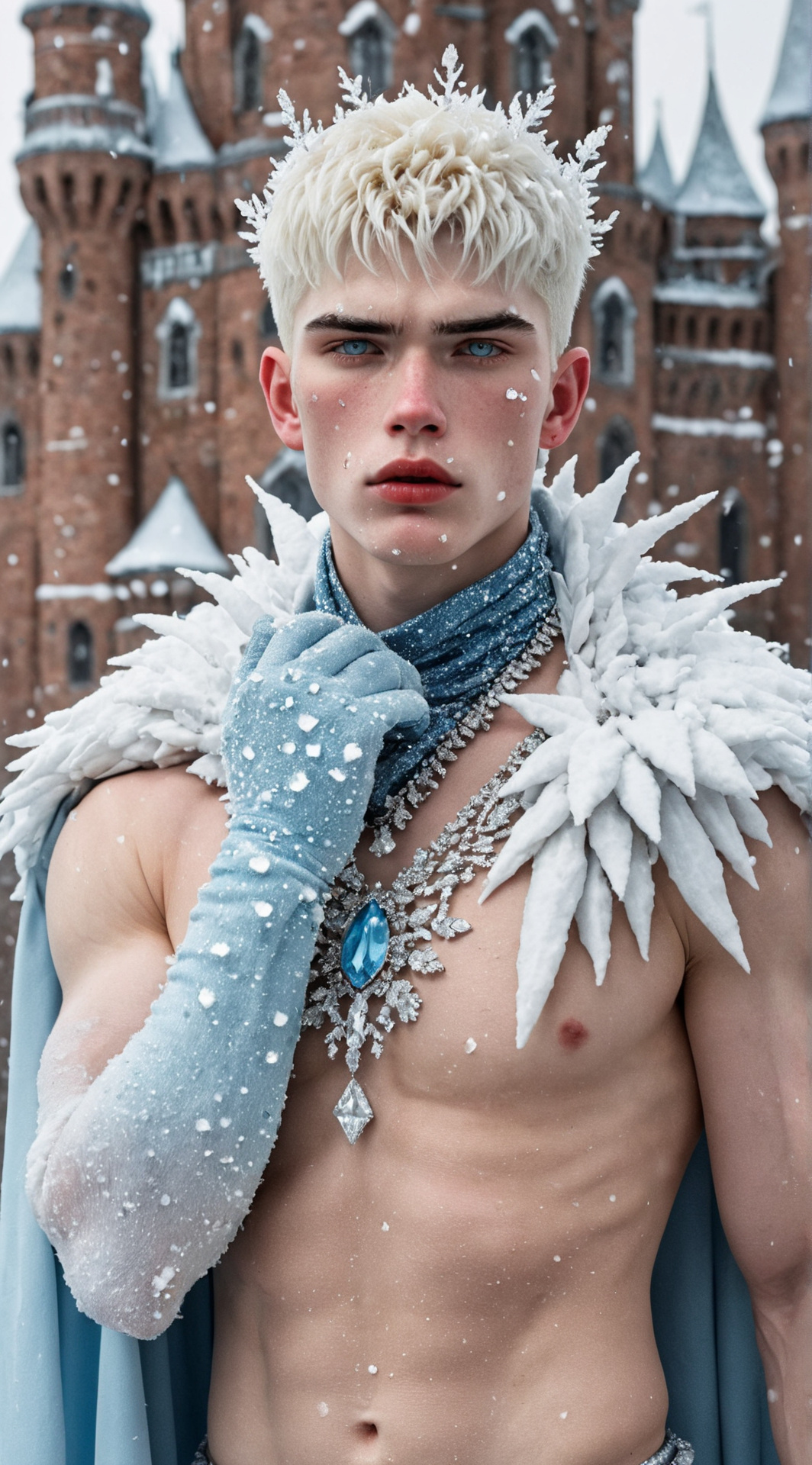 ai character: 🌬️Snow background