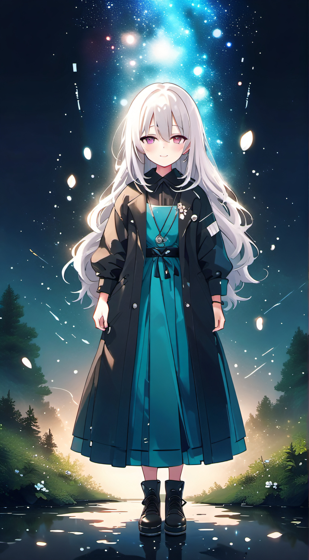 ai character: Селестия background