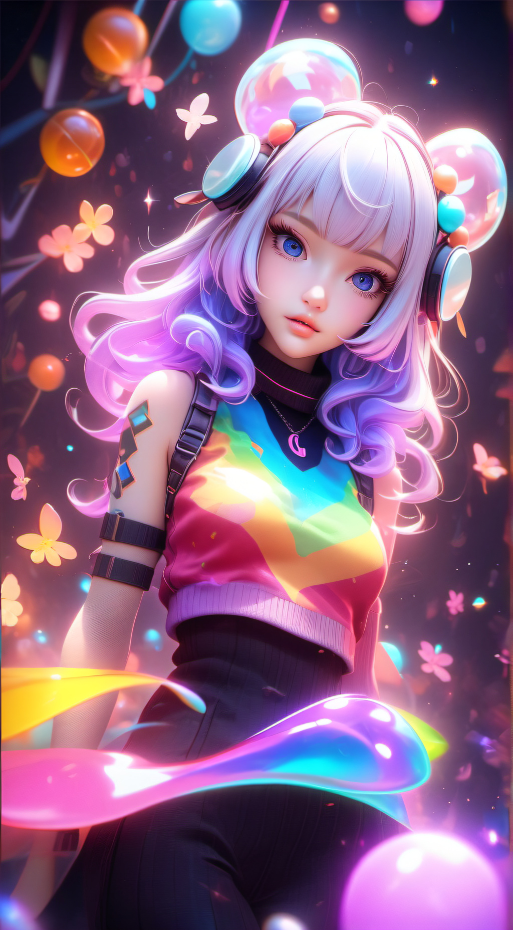 ai character: Bubble Miralux background