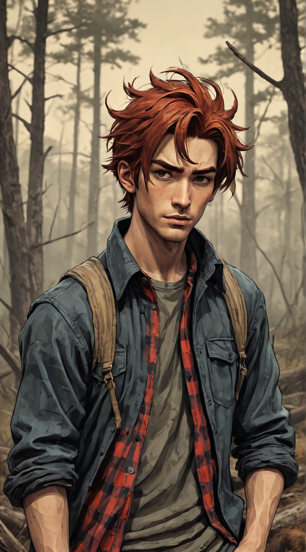 ai character: Nick "Red"  background