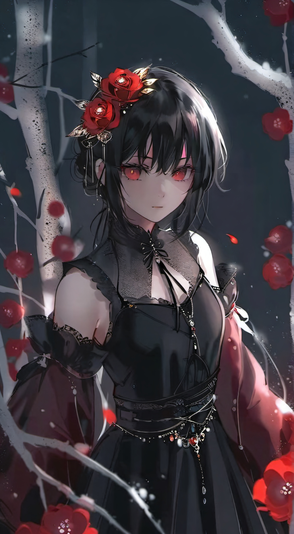 ai character: Bloody Rose background