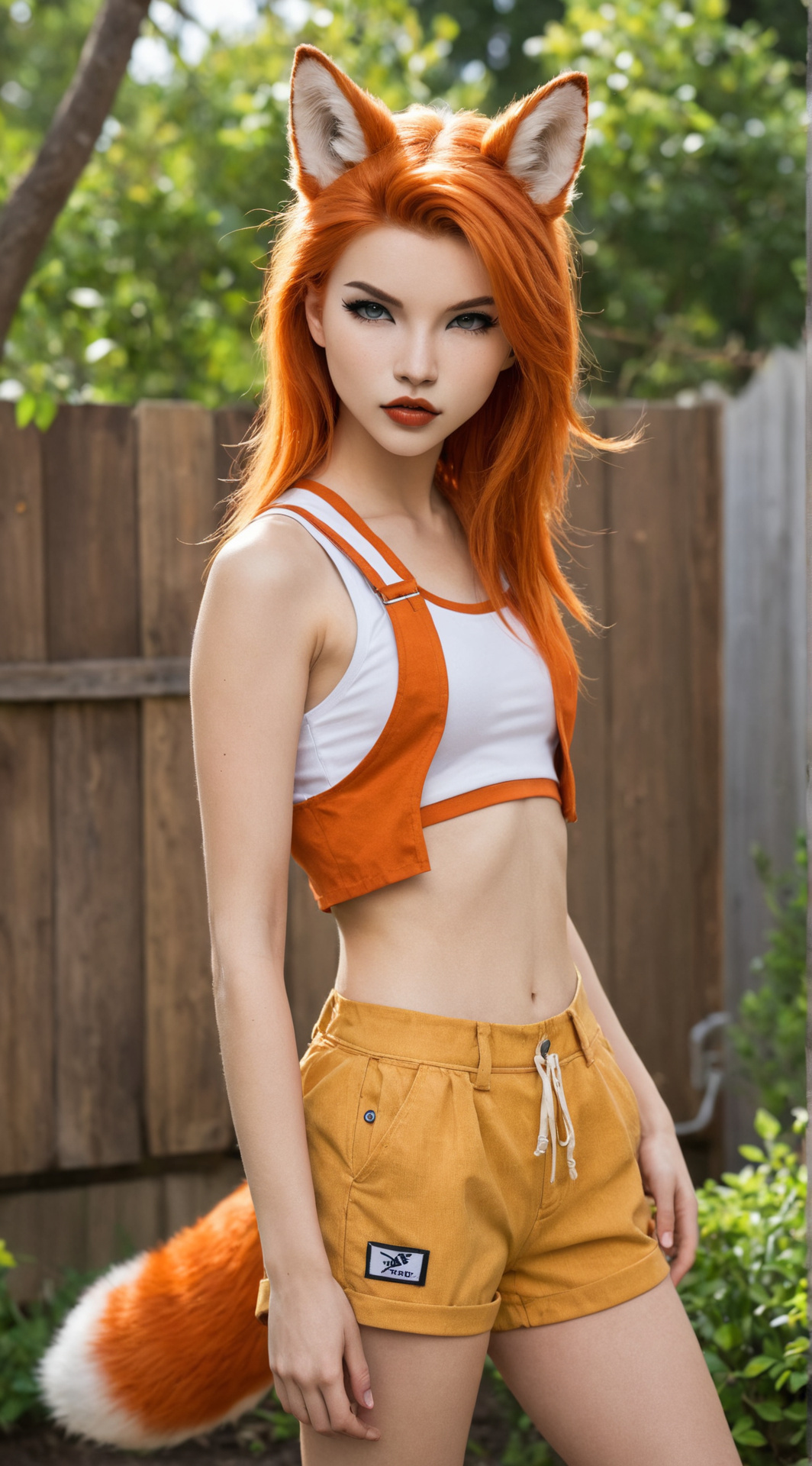 ai character: Farrah background