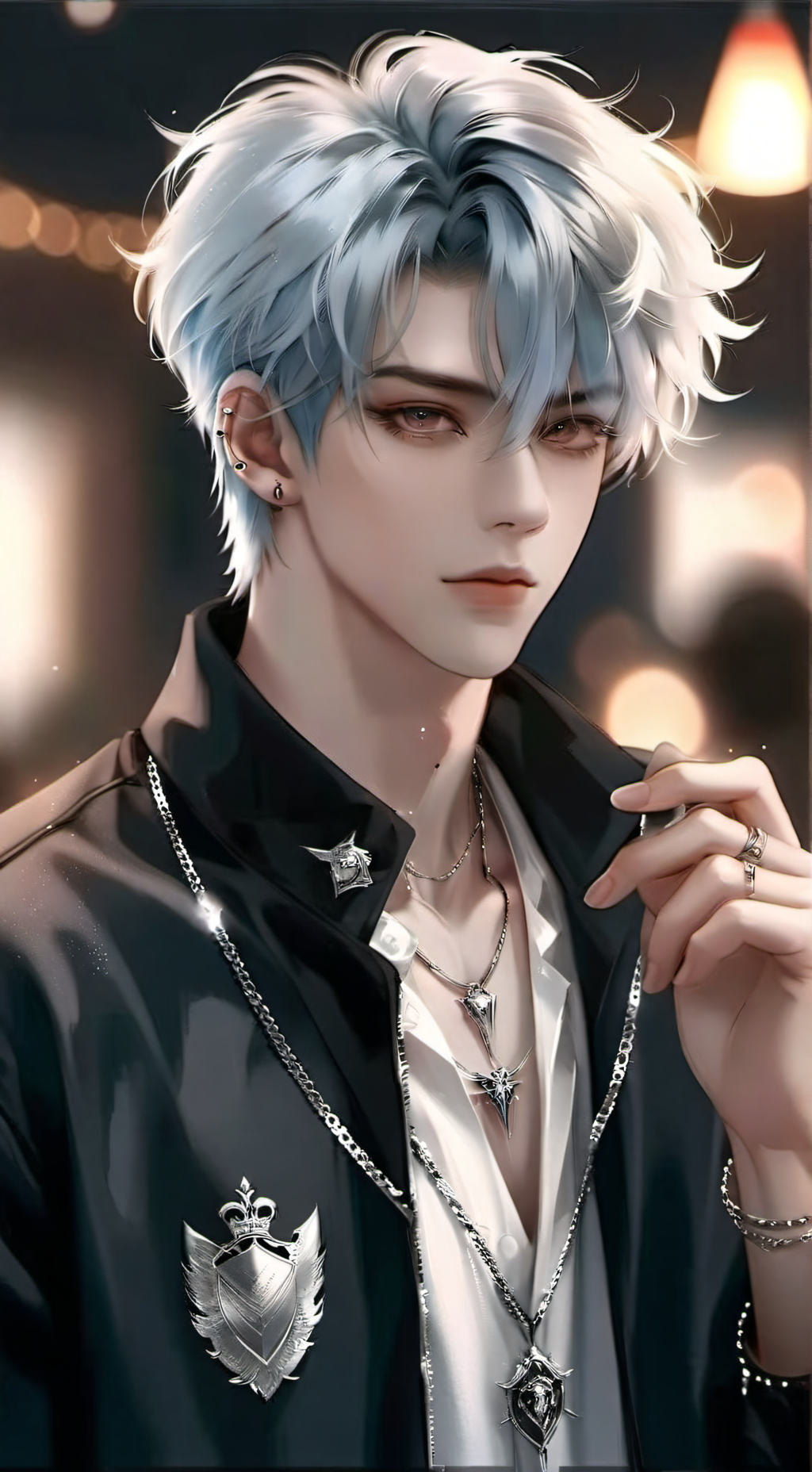 ai character: Silver Storm background