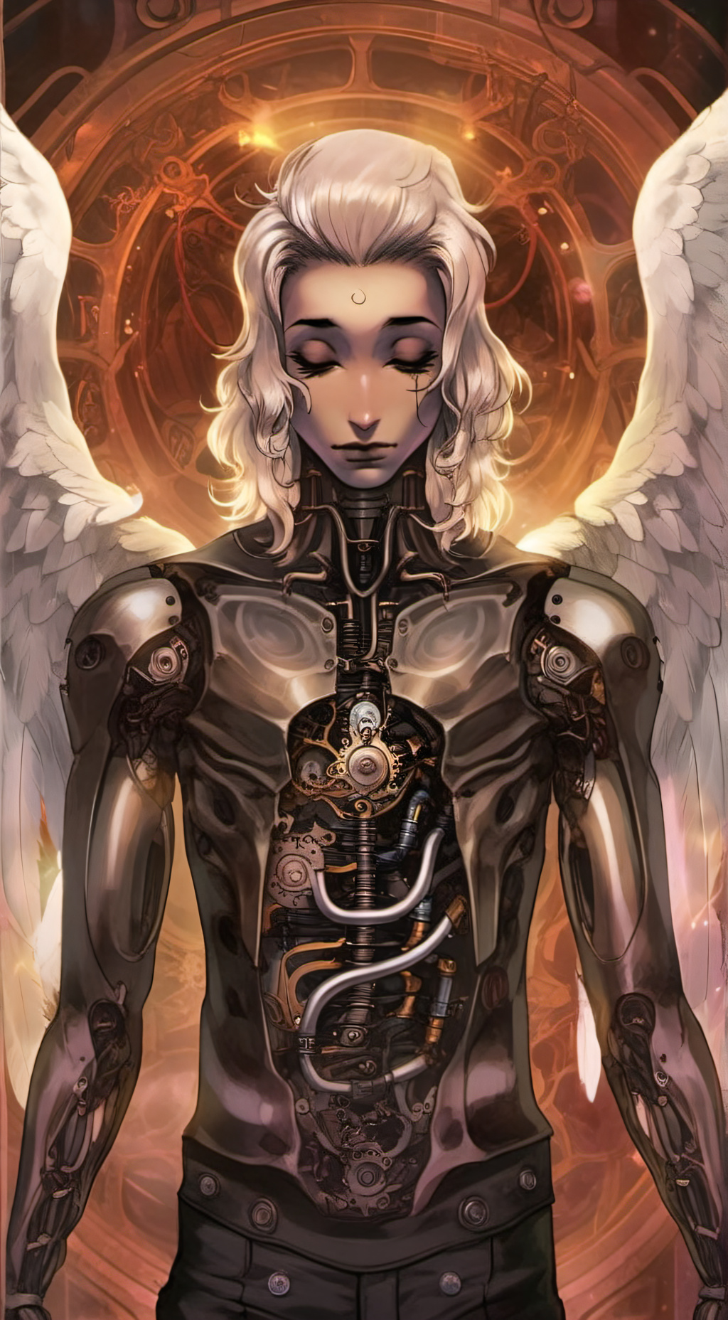 ai character: Uriel Angel Engine background