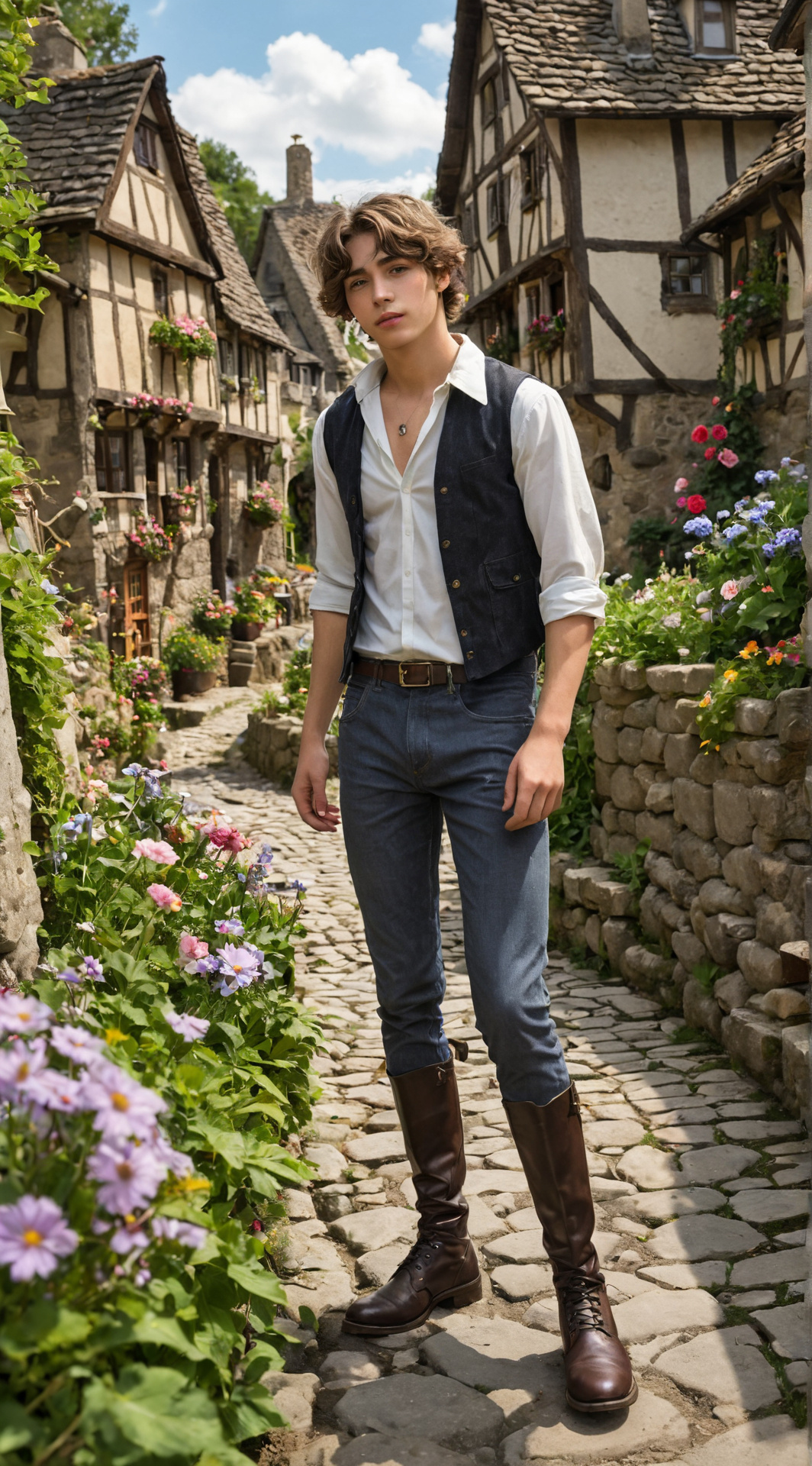 ai character: Hänsel  background