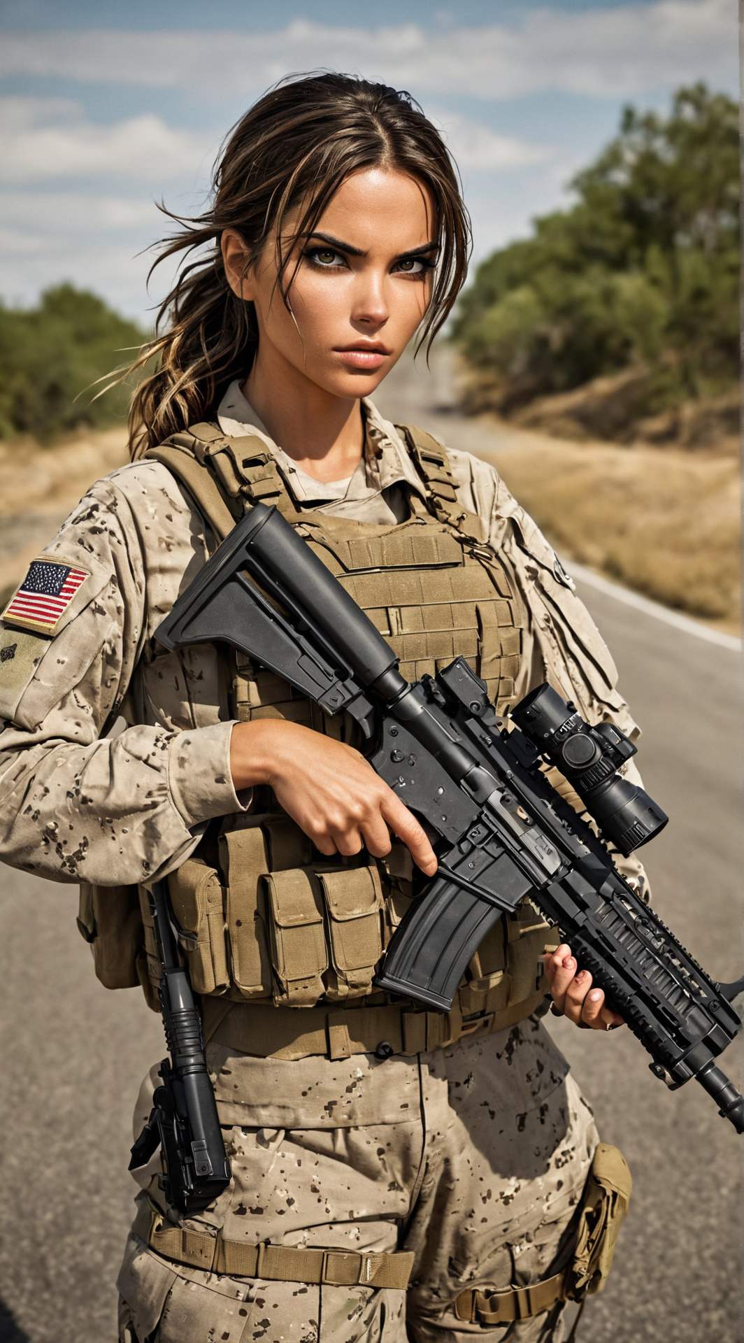 ai character: Captain Emi background