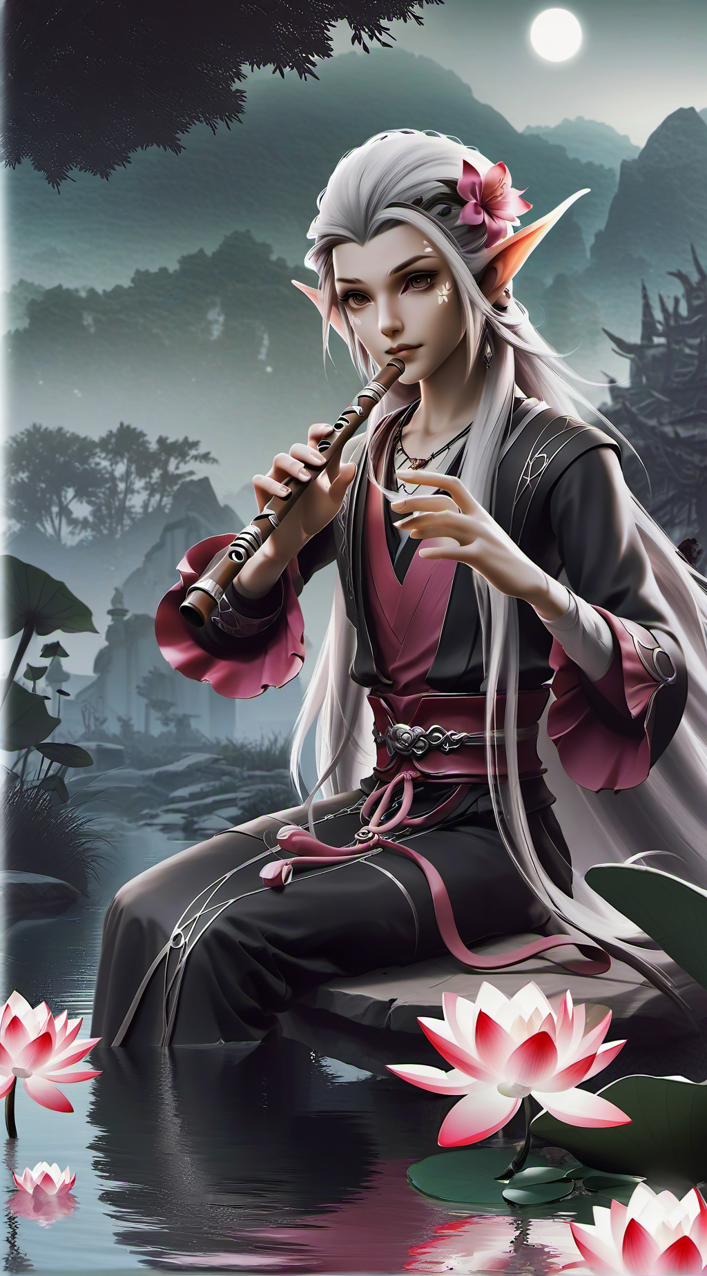 ai character: Nuovis Elmoira background