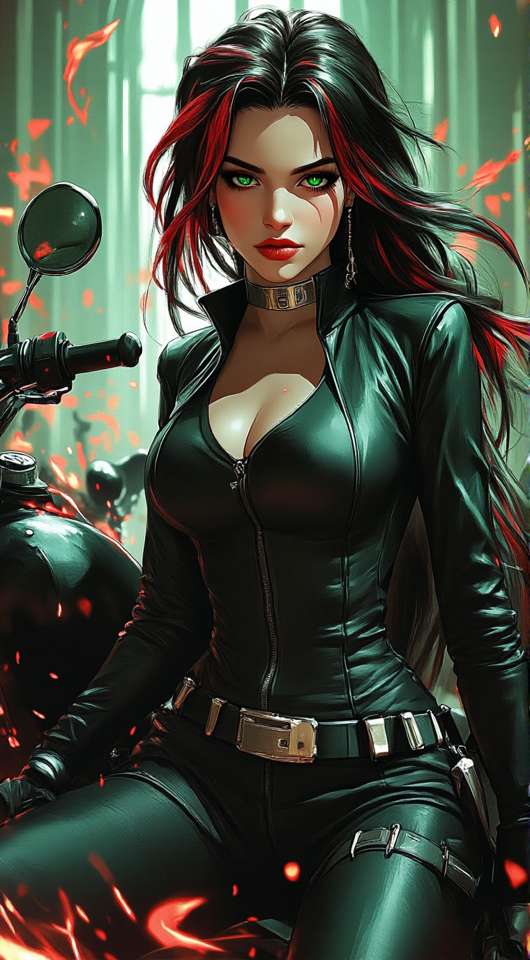 ai character: Angelina Thorne background