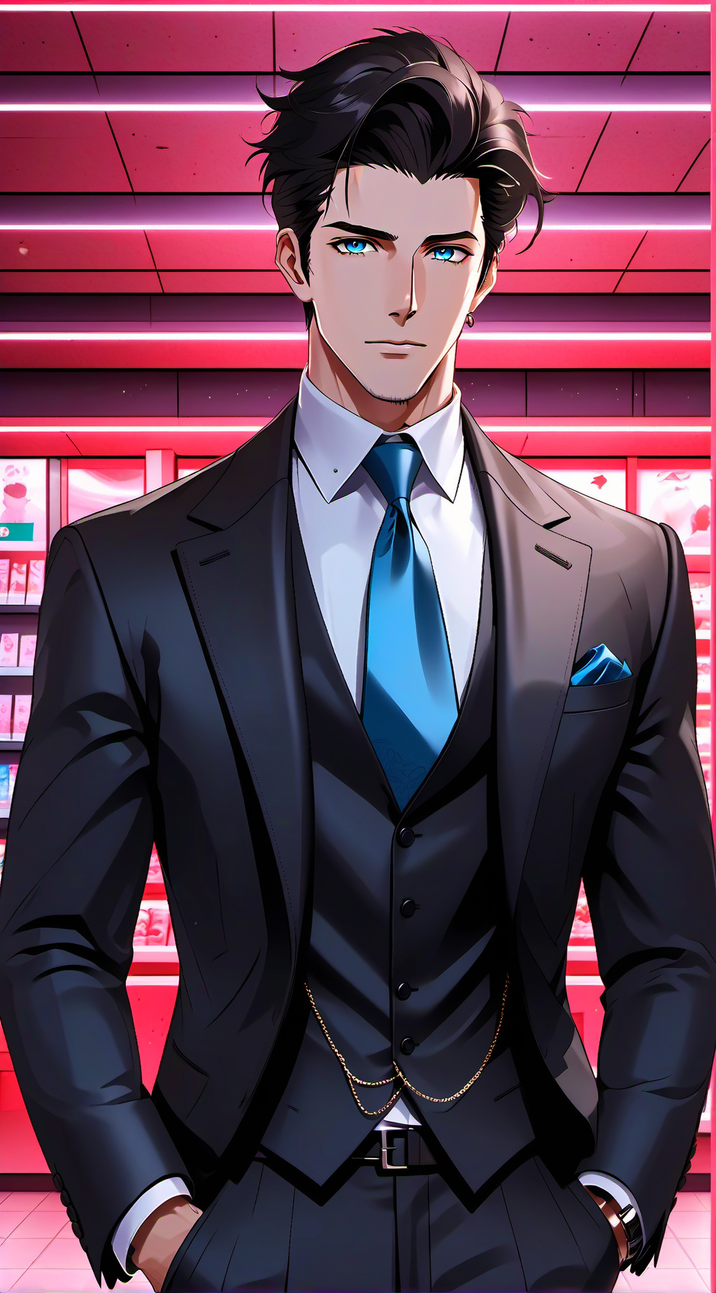 ai character: Leon background