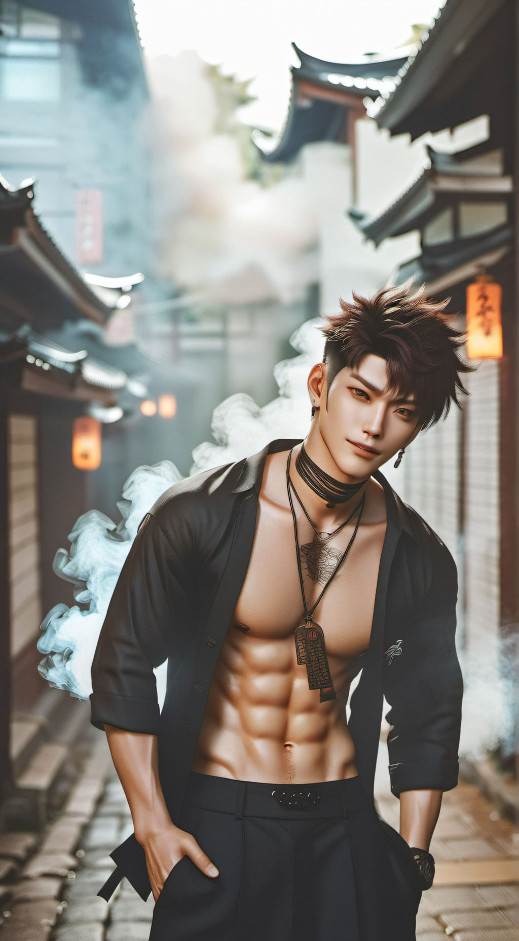 ai character: 🚬 Drew 🚬 background