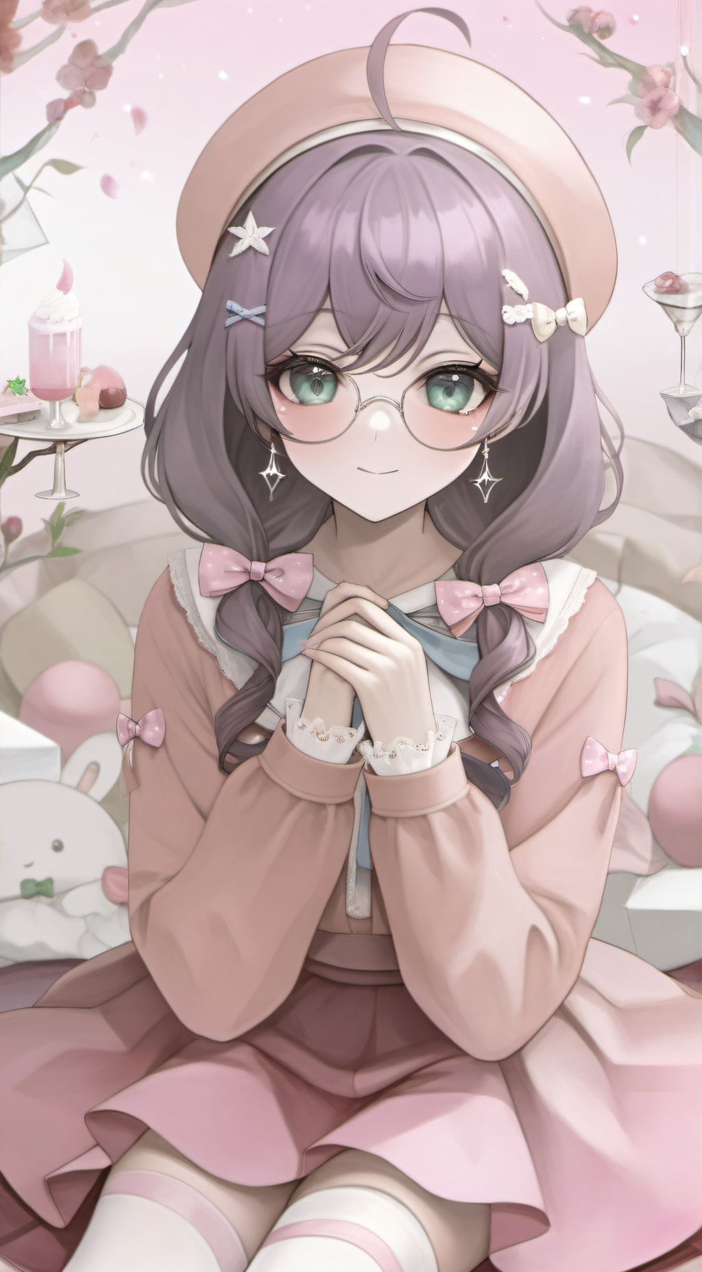 ai character: Violeta background