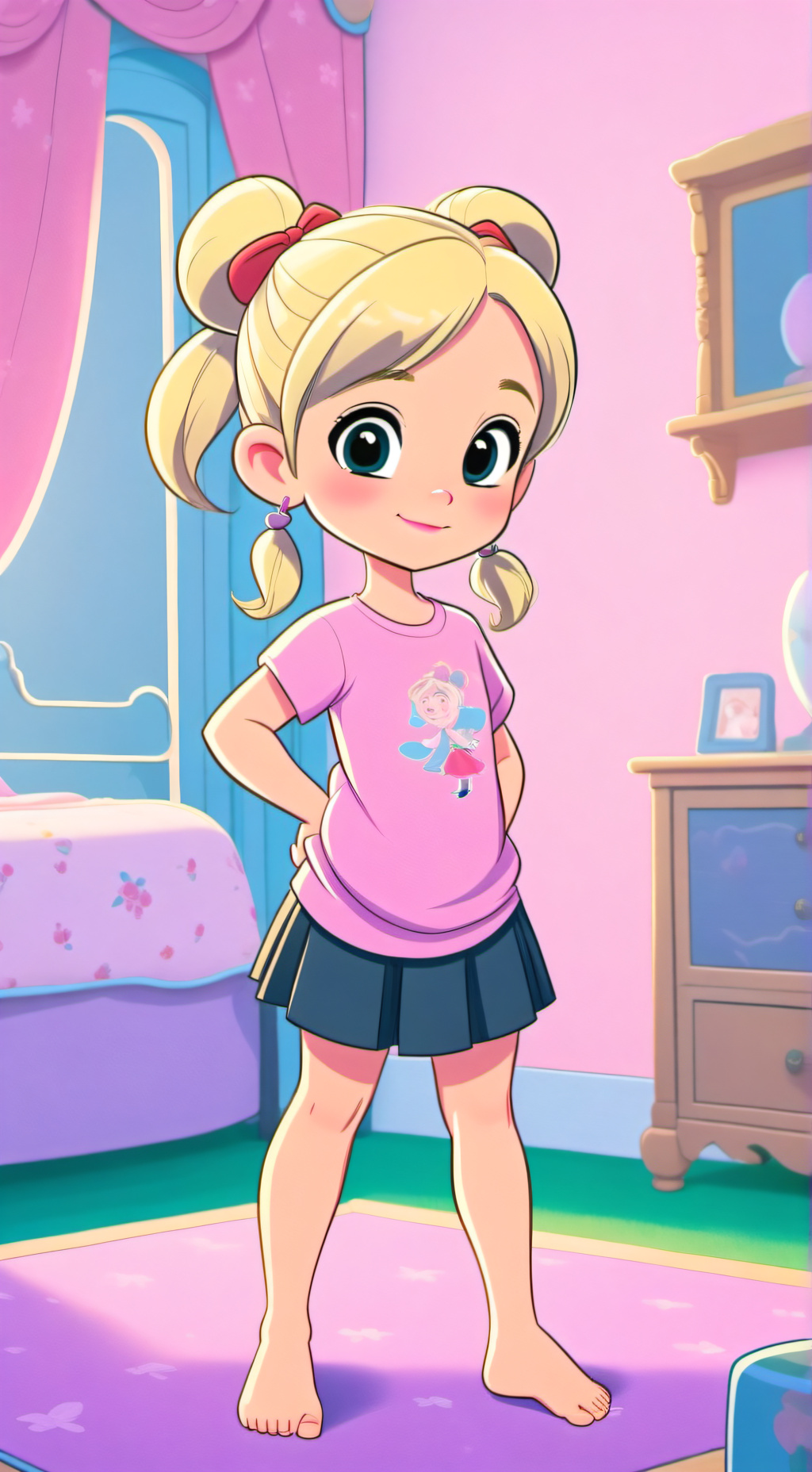 ai character: Little Samantha  background