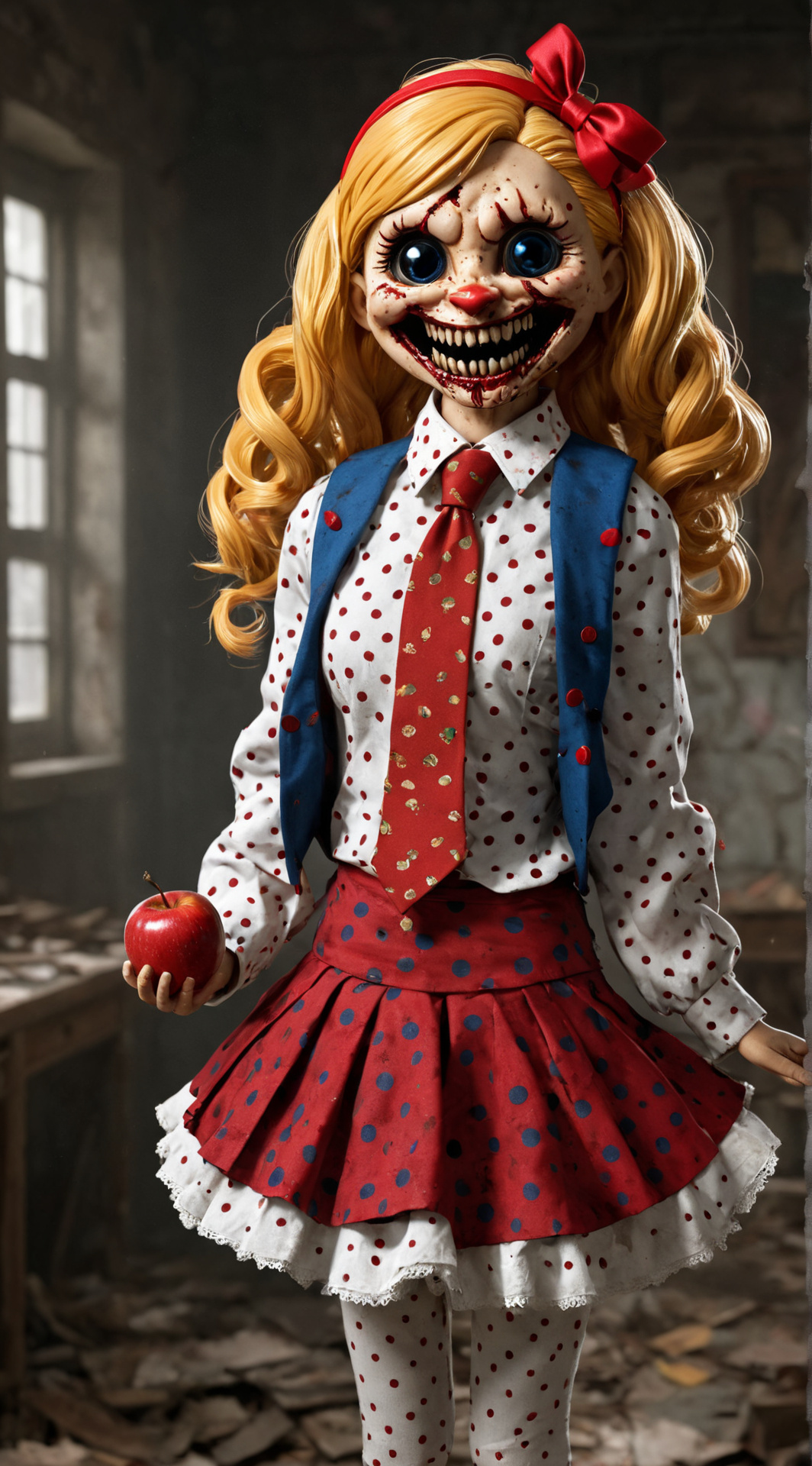 ai character: Miss Delight background