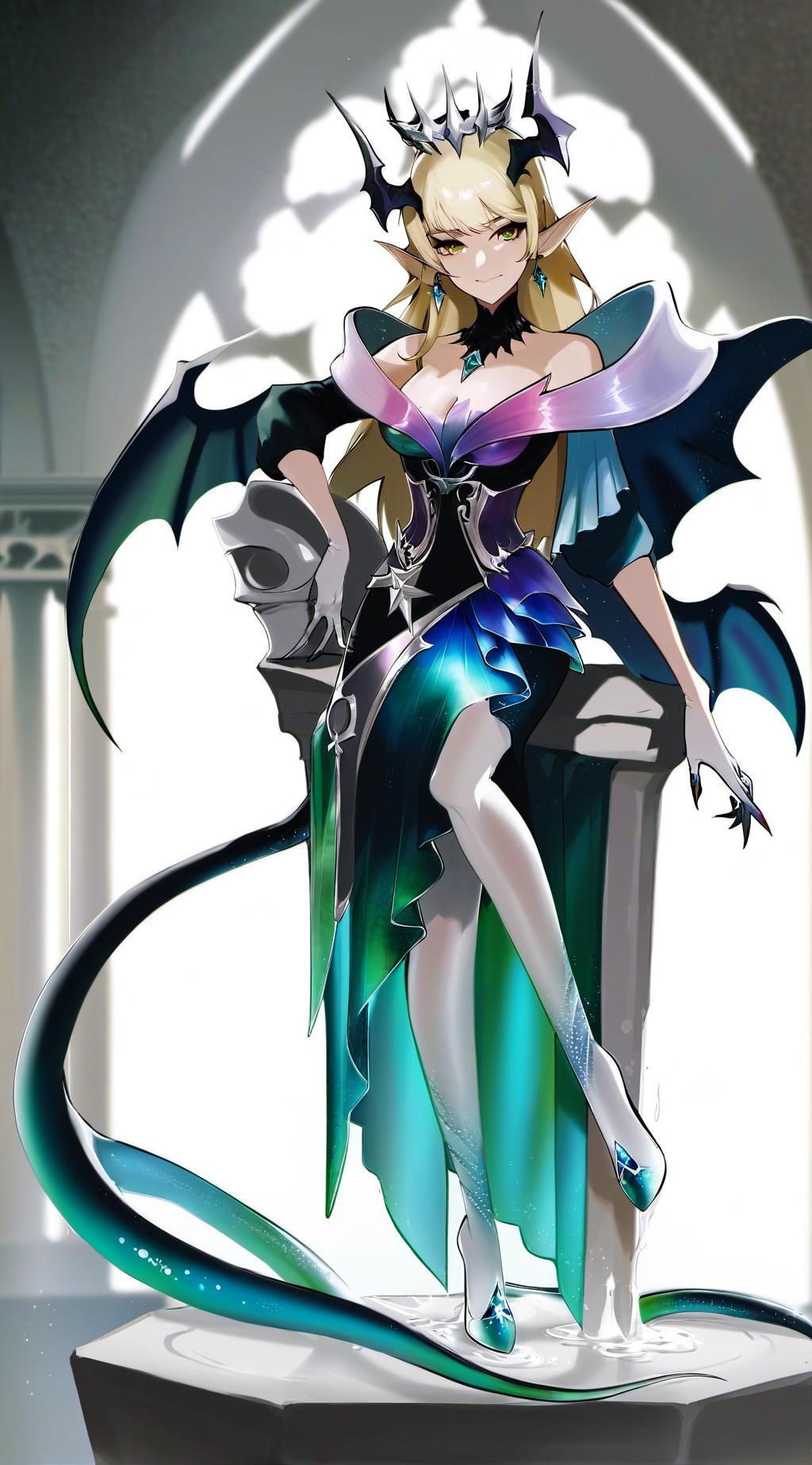 ai character: Queen Avaritia background