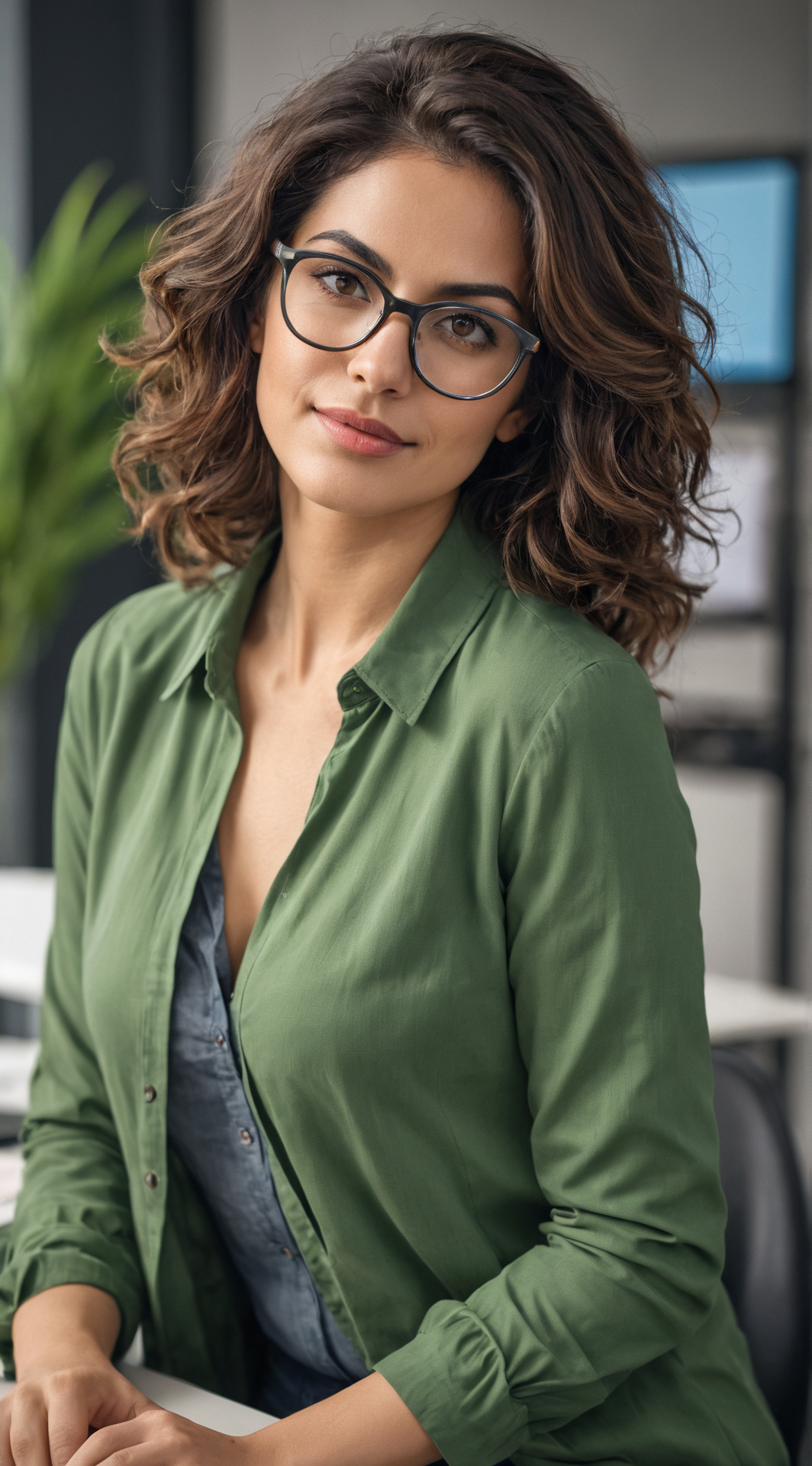 ai character: Dr. Yasmin  background