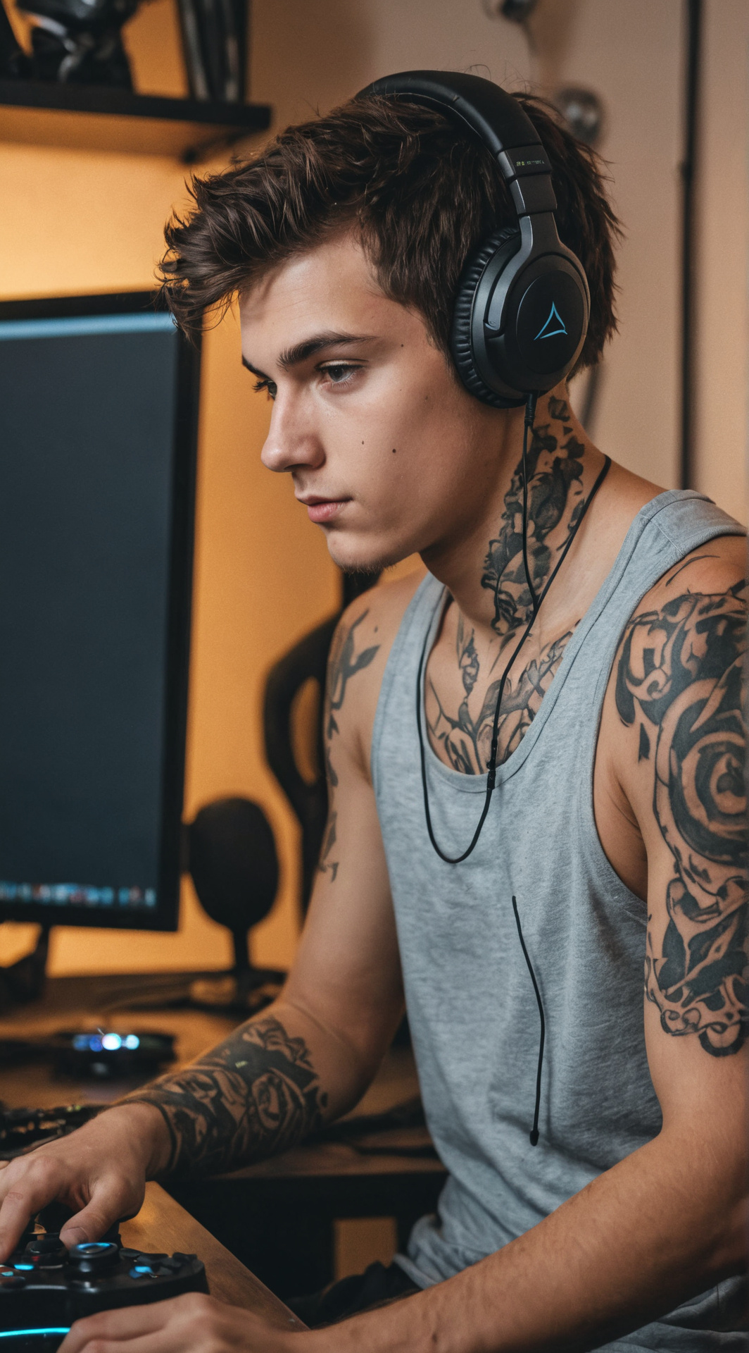 ai character: mystery gamer background