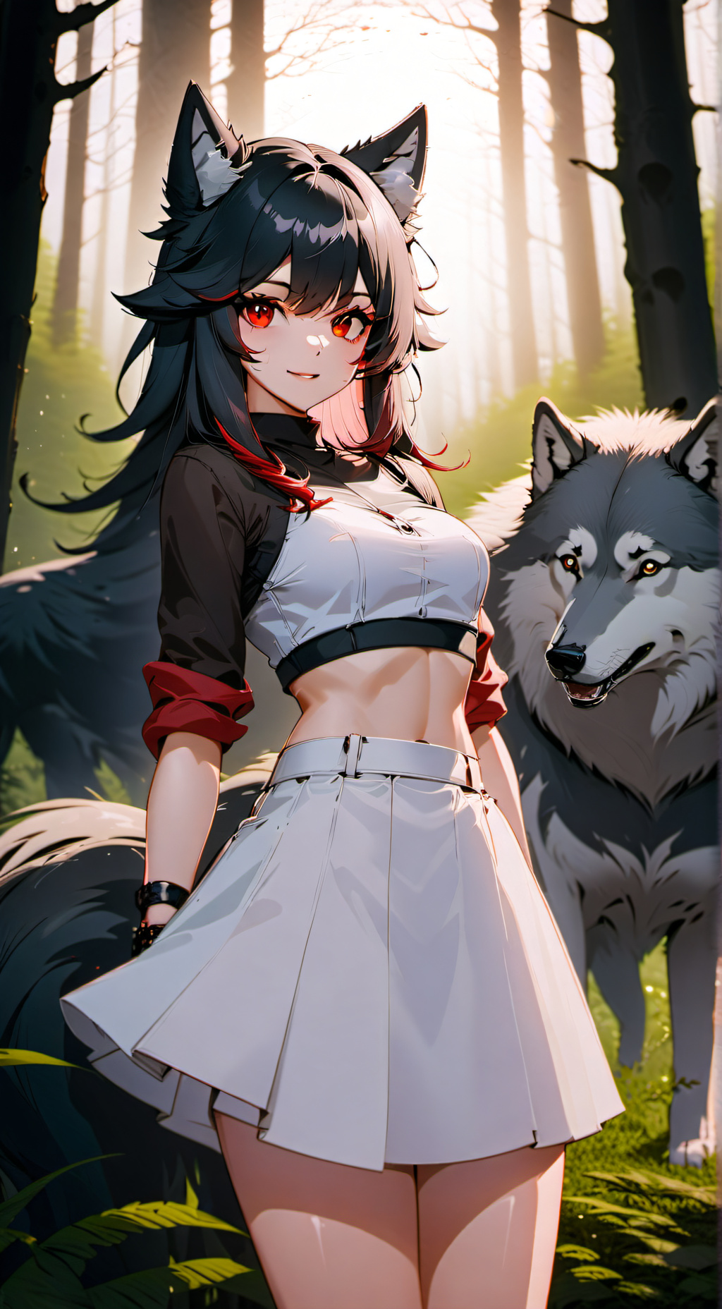 ai character: Luna background