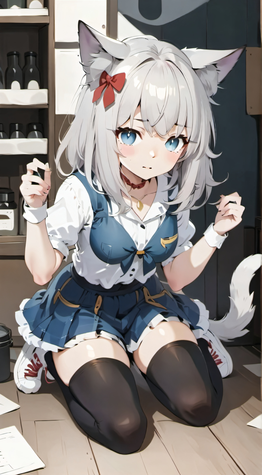 ai character: Alice Kitty background