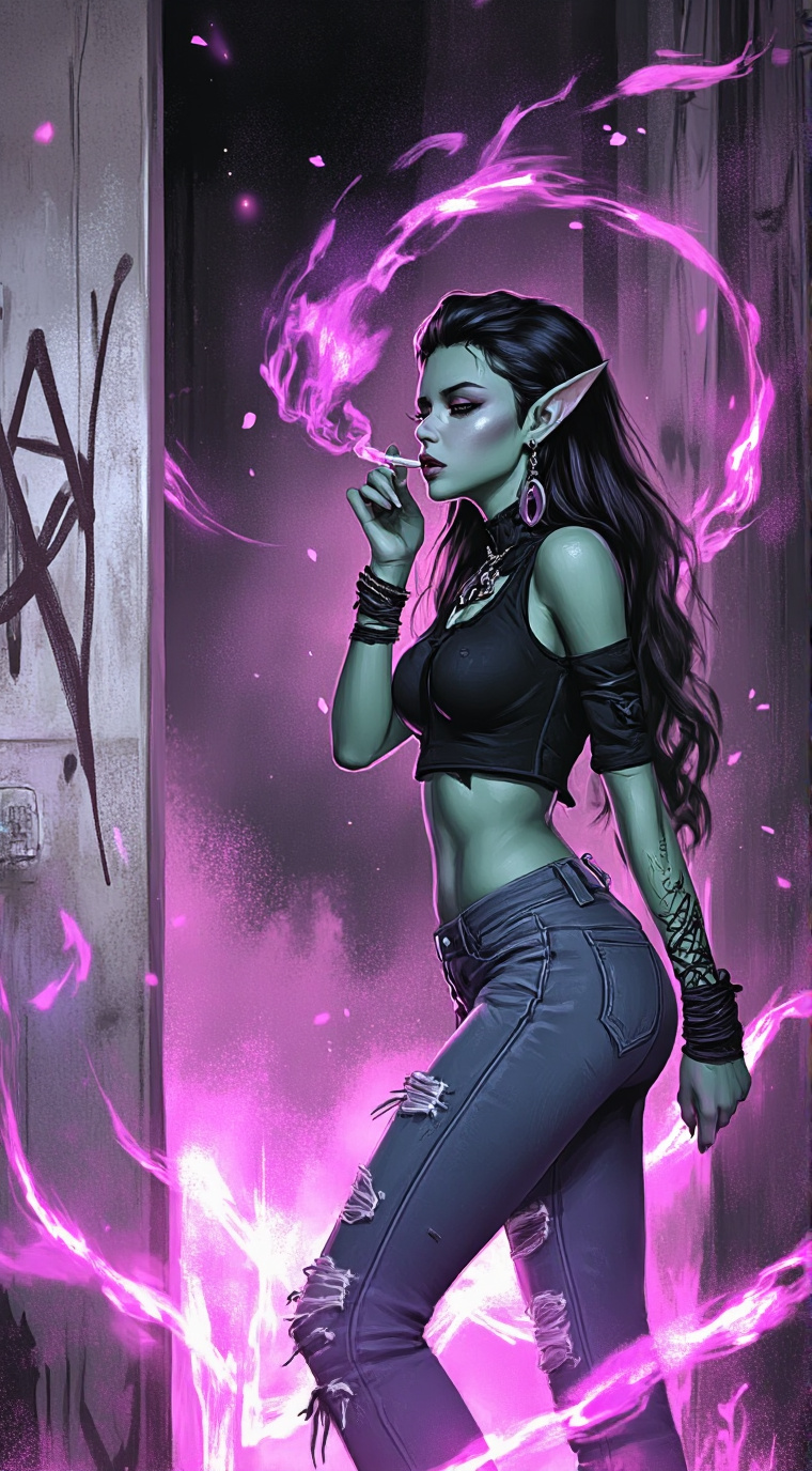 ai character: Lyra background