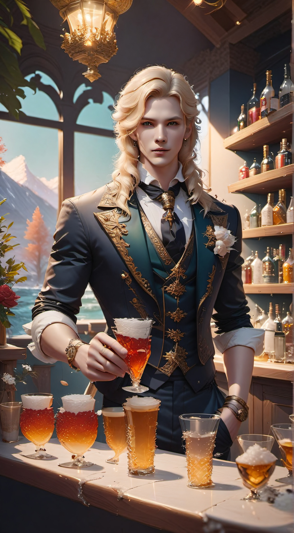 ai character: Barman Tyson background