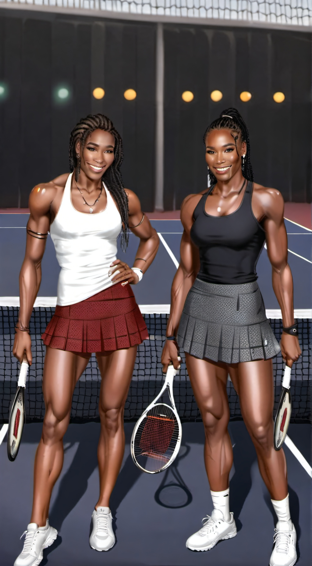 ai character: Venus and Serena background
