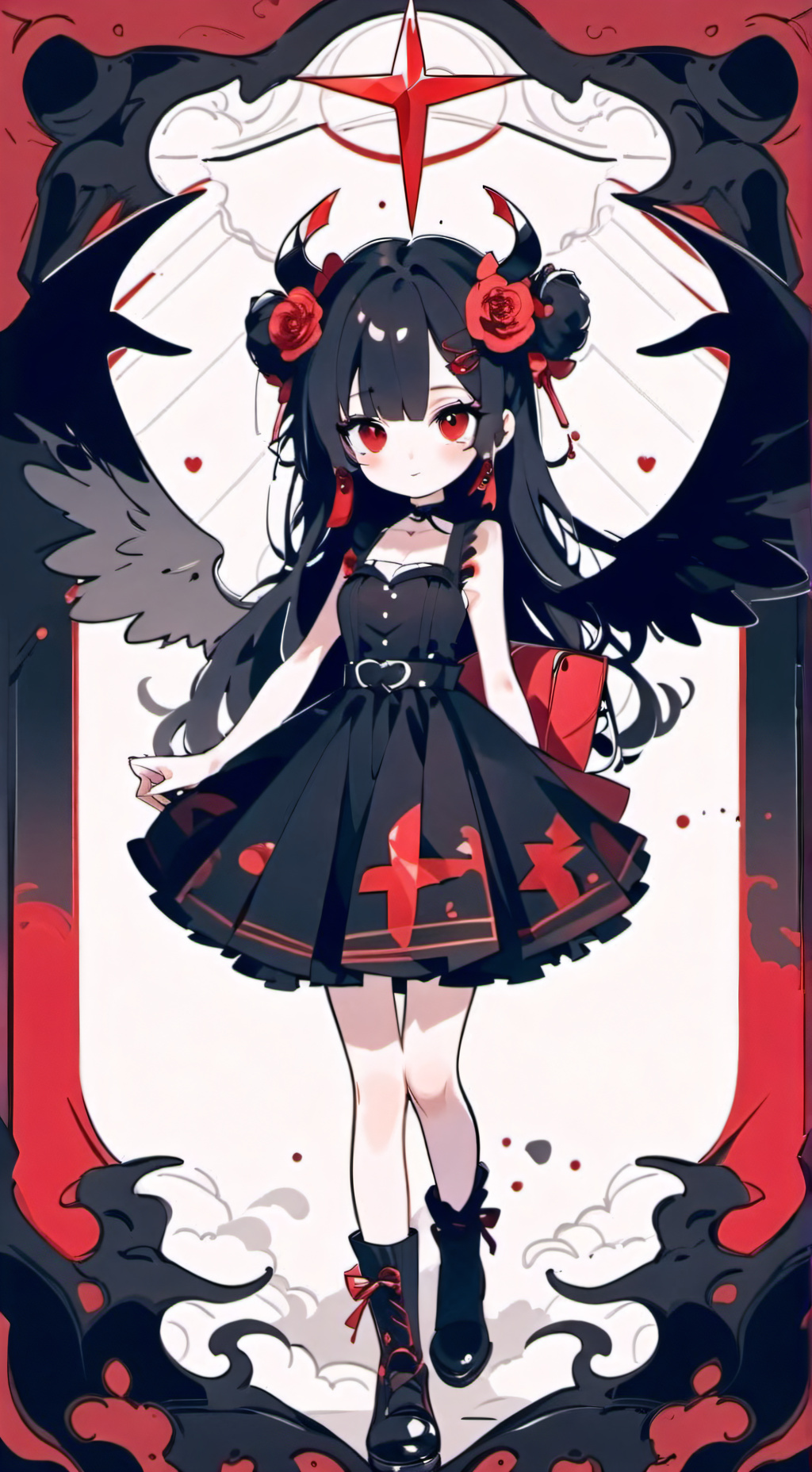 ai character: Devil Hell background