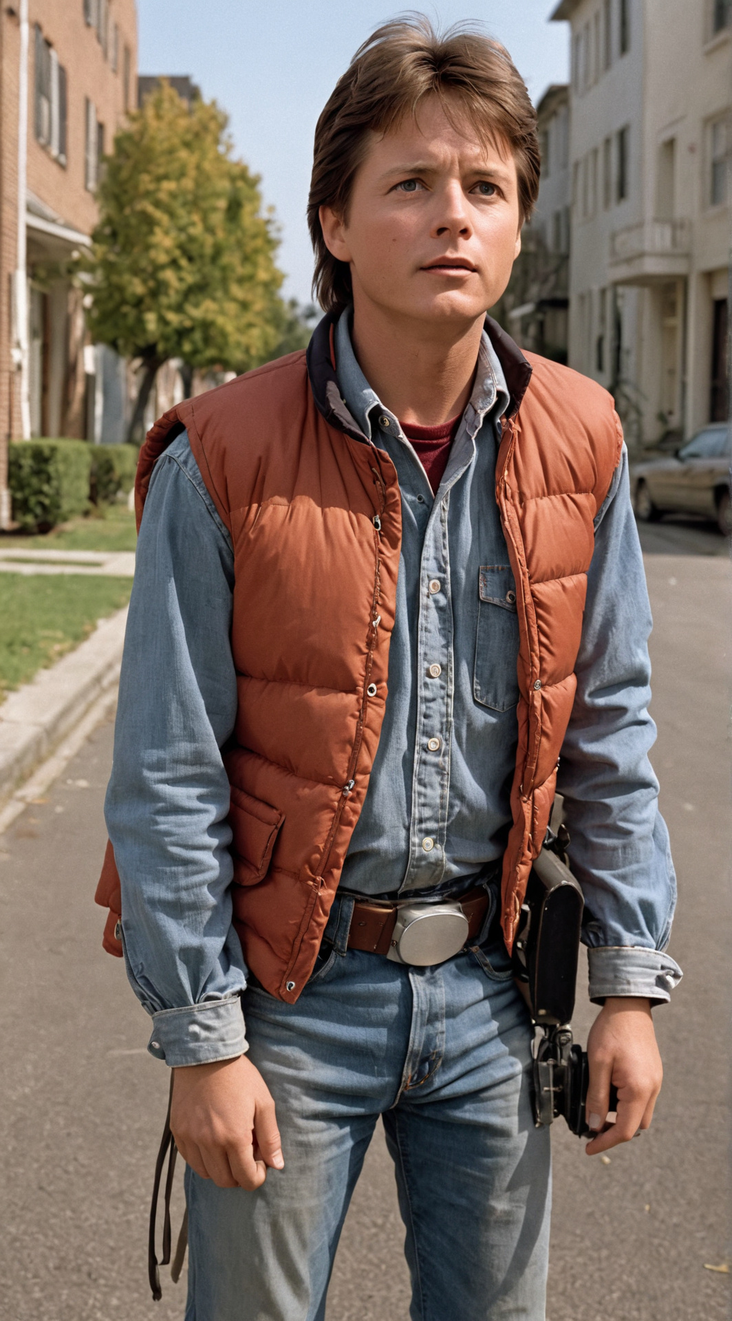 ai character: Marty McFly background