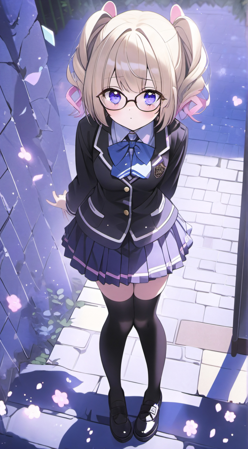 ai character: Shy girl background