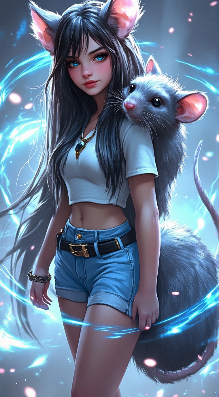 ai character: Ann and Peep background