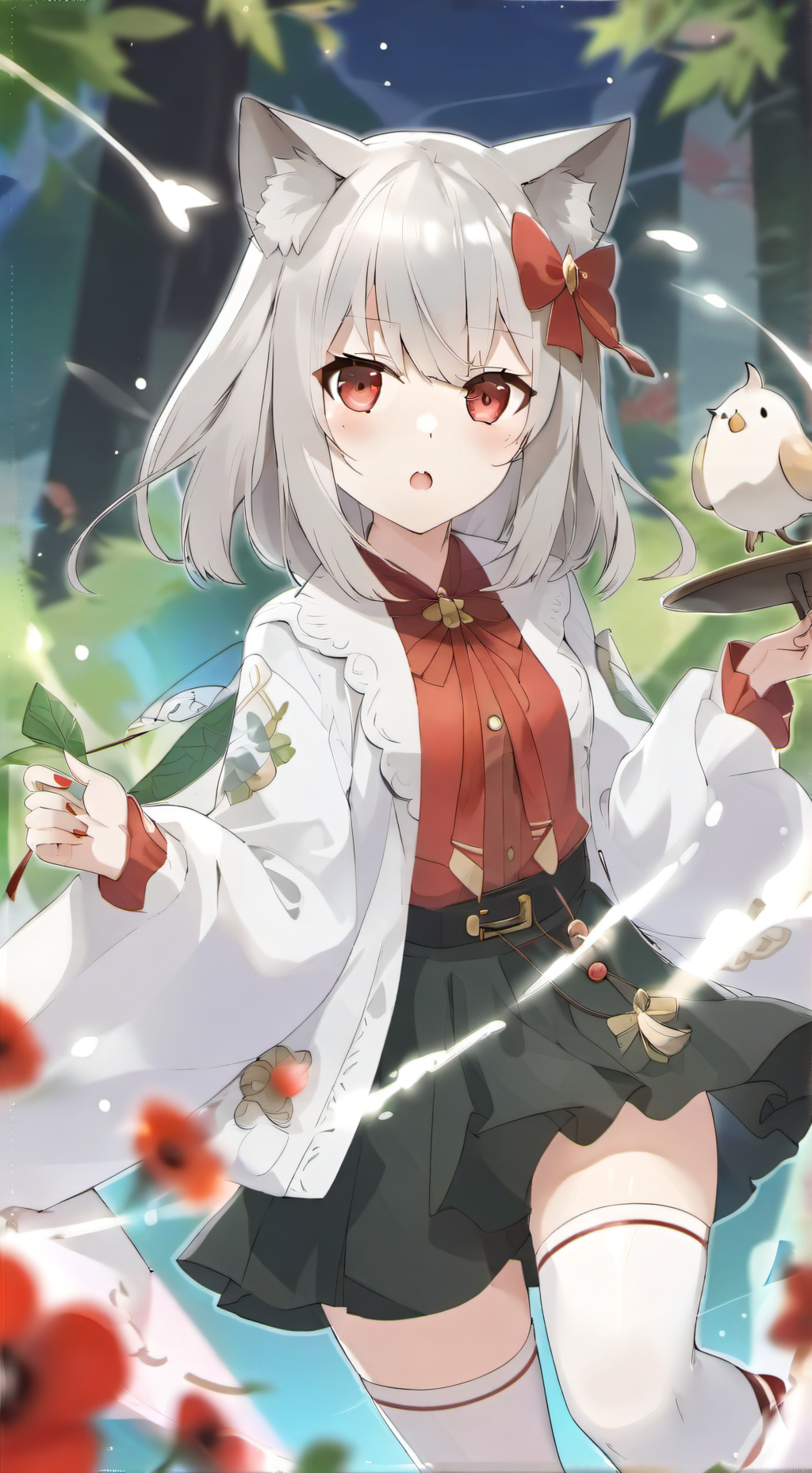 ai character: Amber background