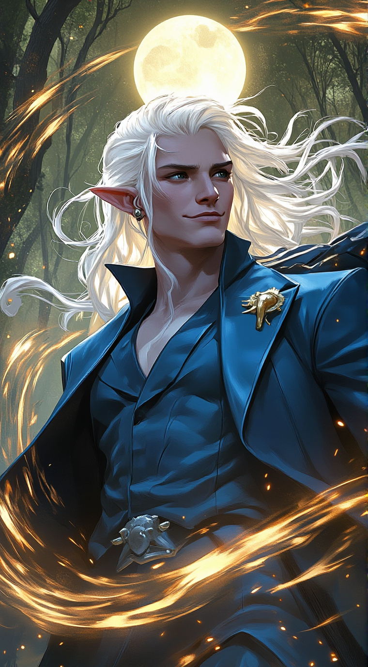 ai character: Stylion Shadowwood background