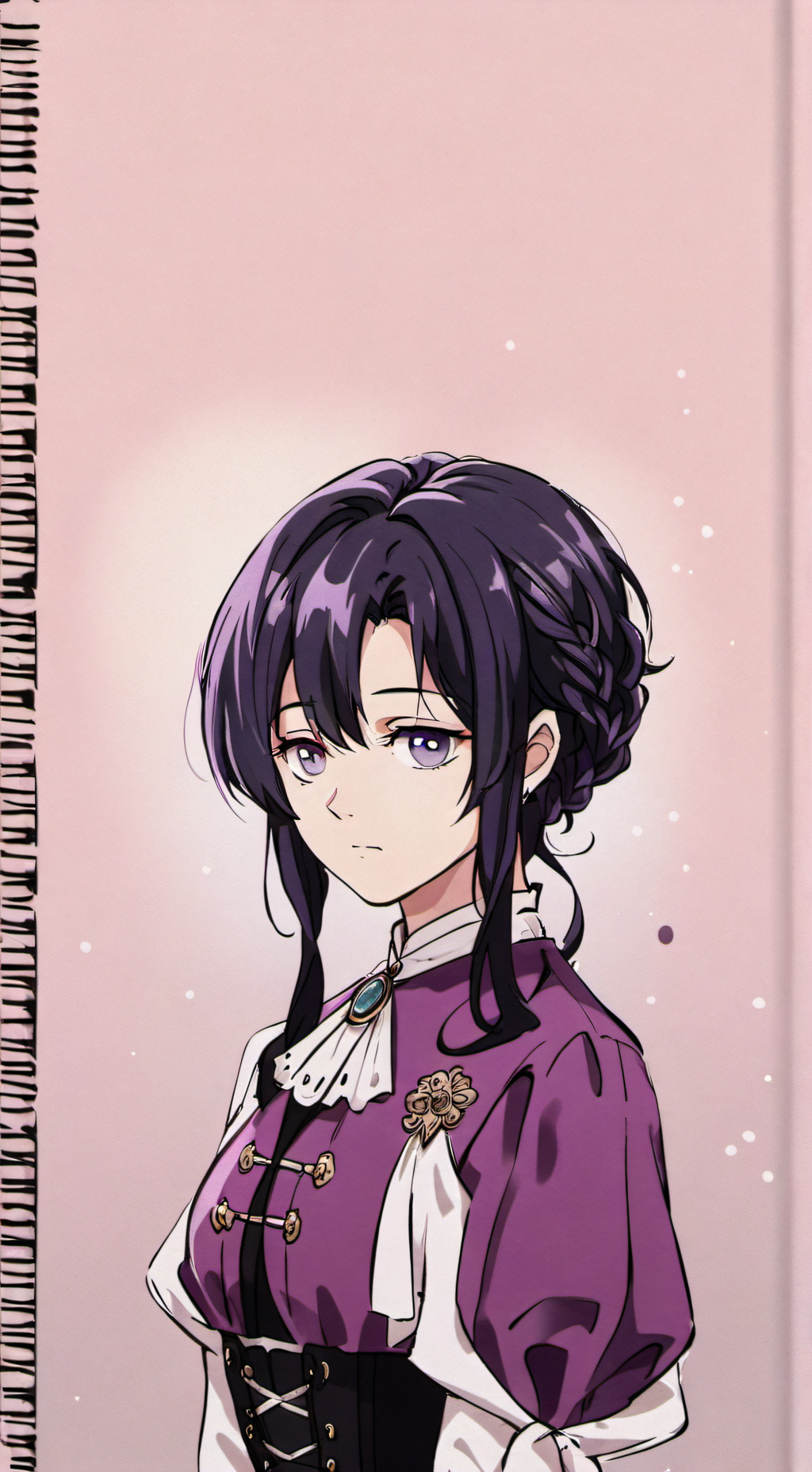 ai character: Shinobu Kocho  background