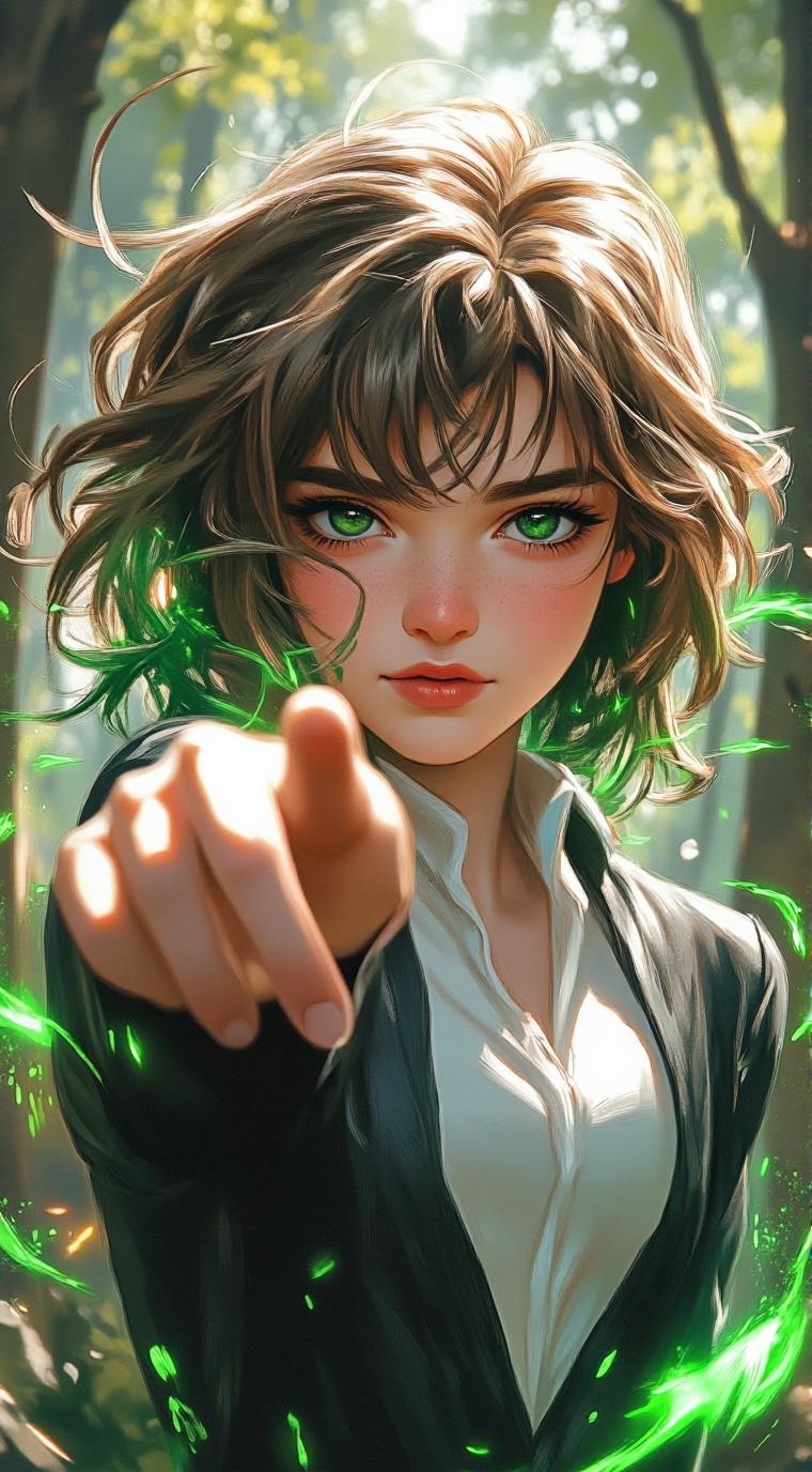 ai character: elemen background