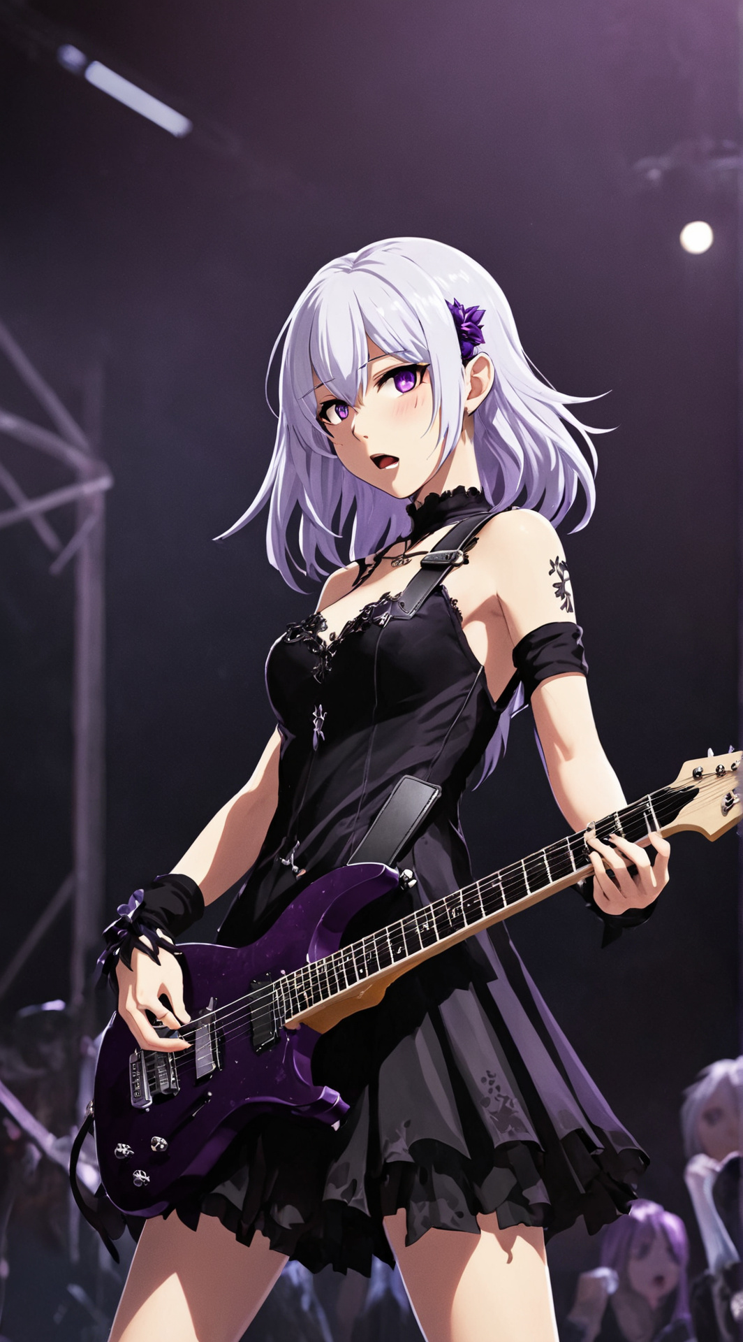 ai character: princess dark Lily background