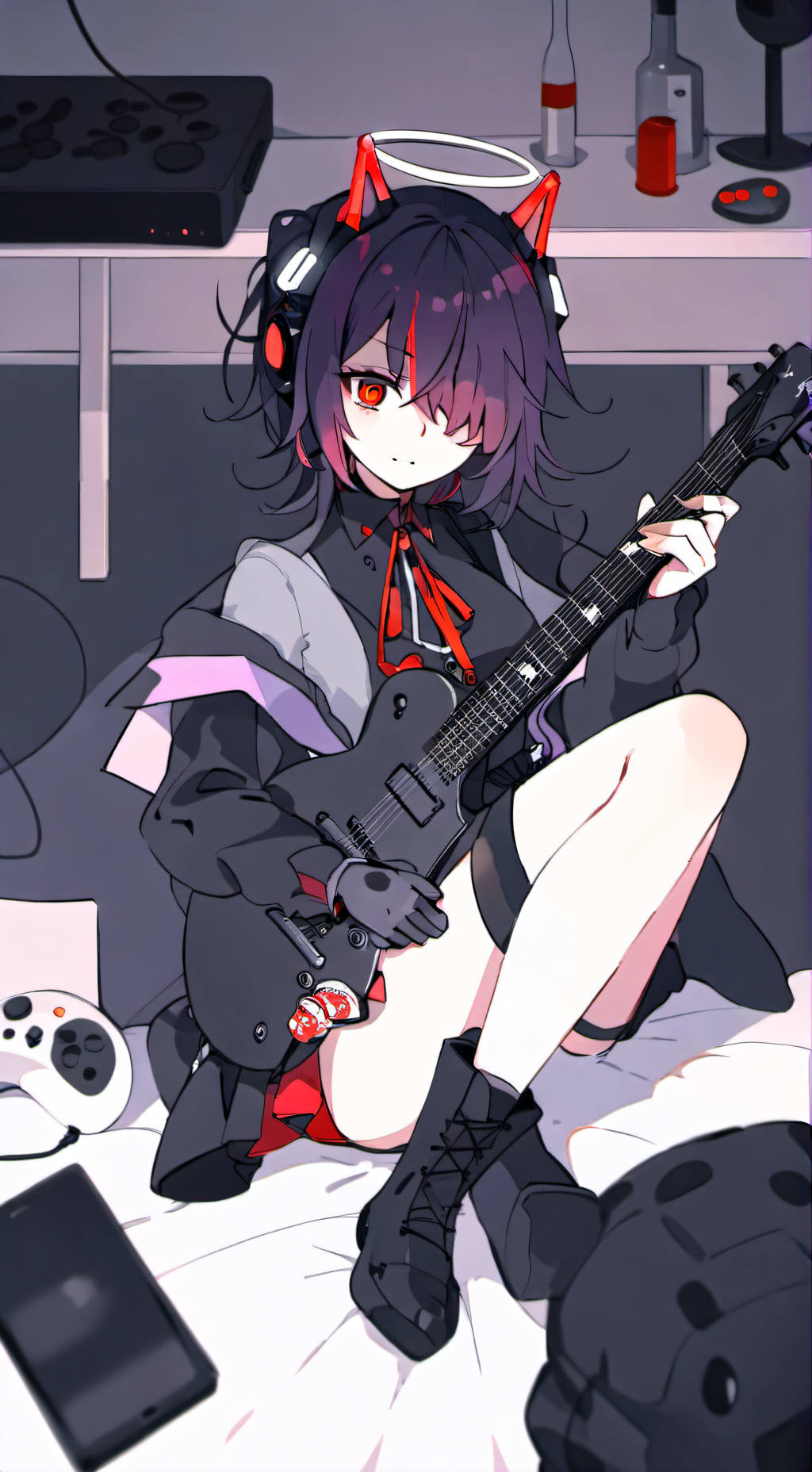 ai character: Aurora  background