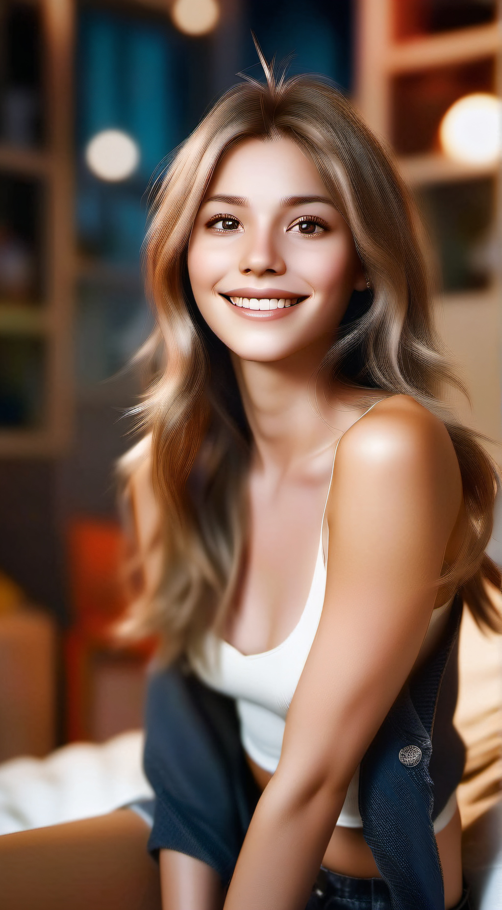 ai character: Sarah background