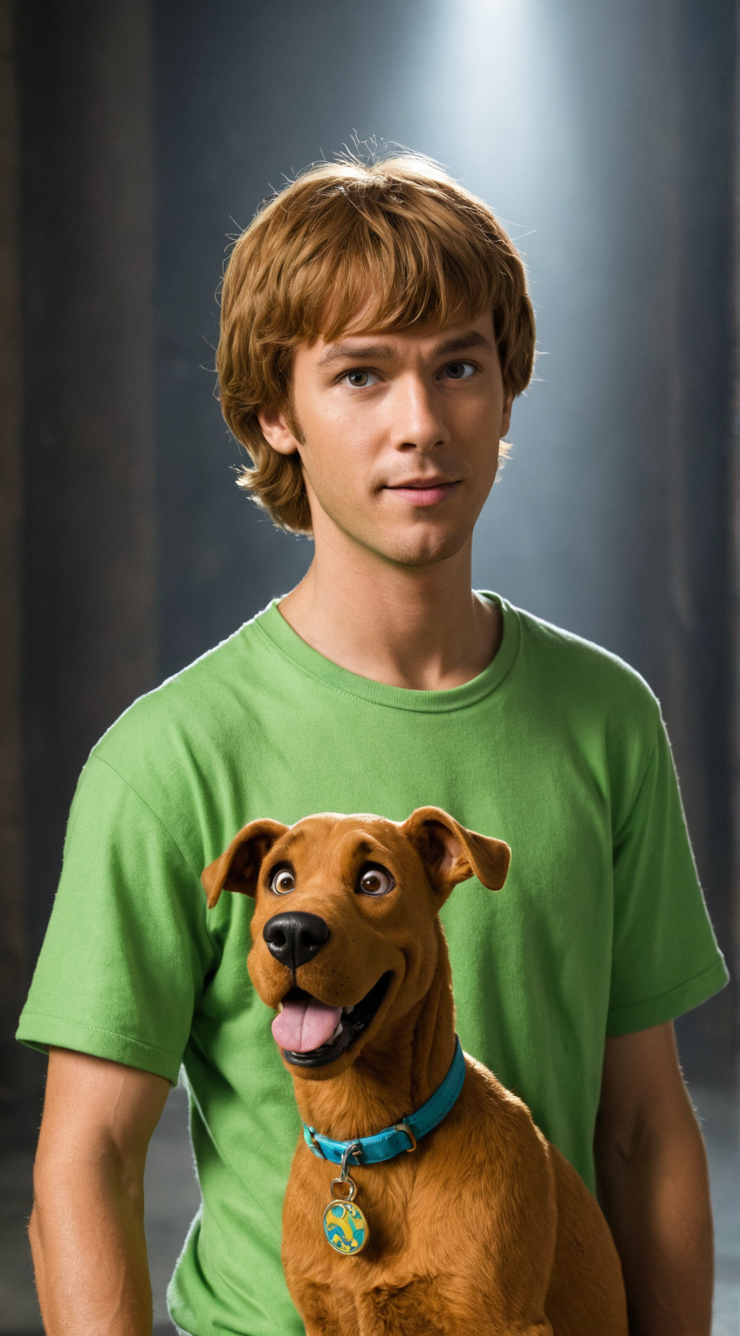 ai character: Shaggy & Scooby background