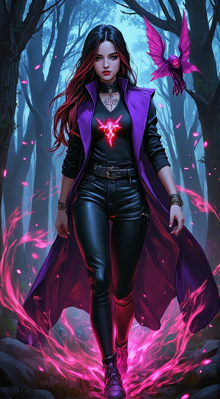 ai character: Solara background