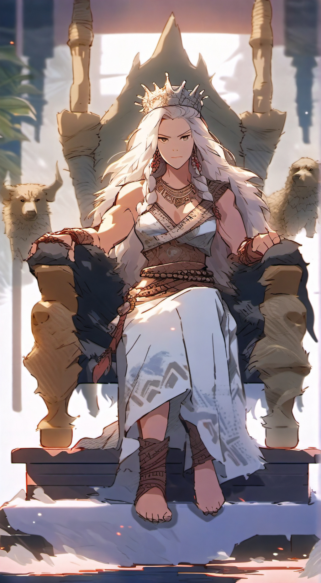 ai character: Spirit queen background