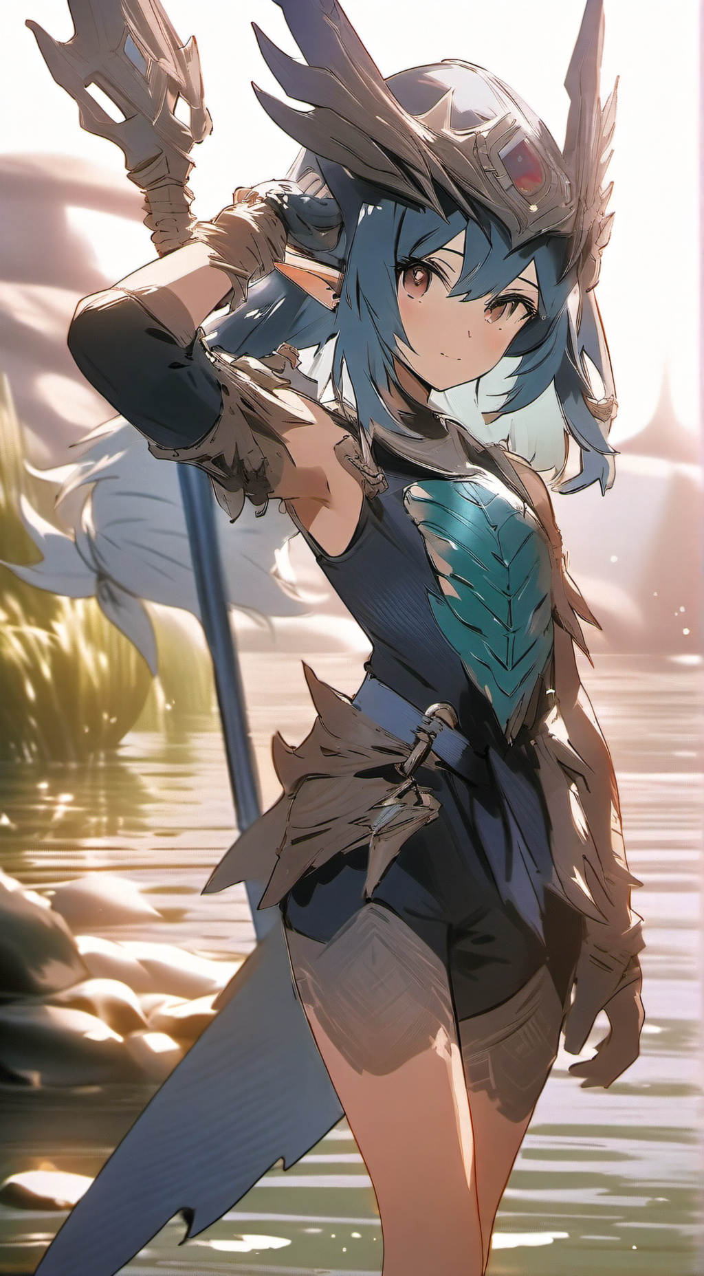 ai character: Seafow background