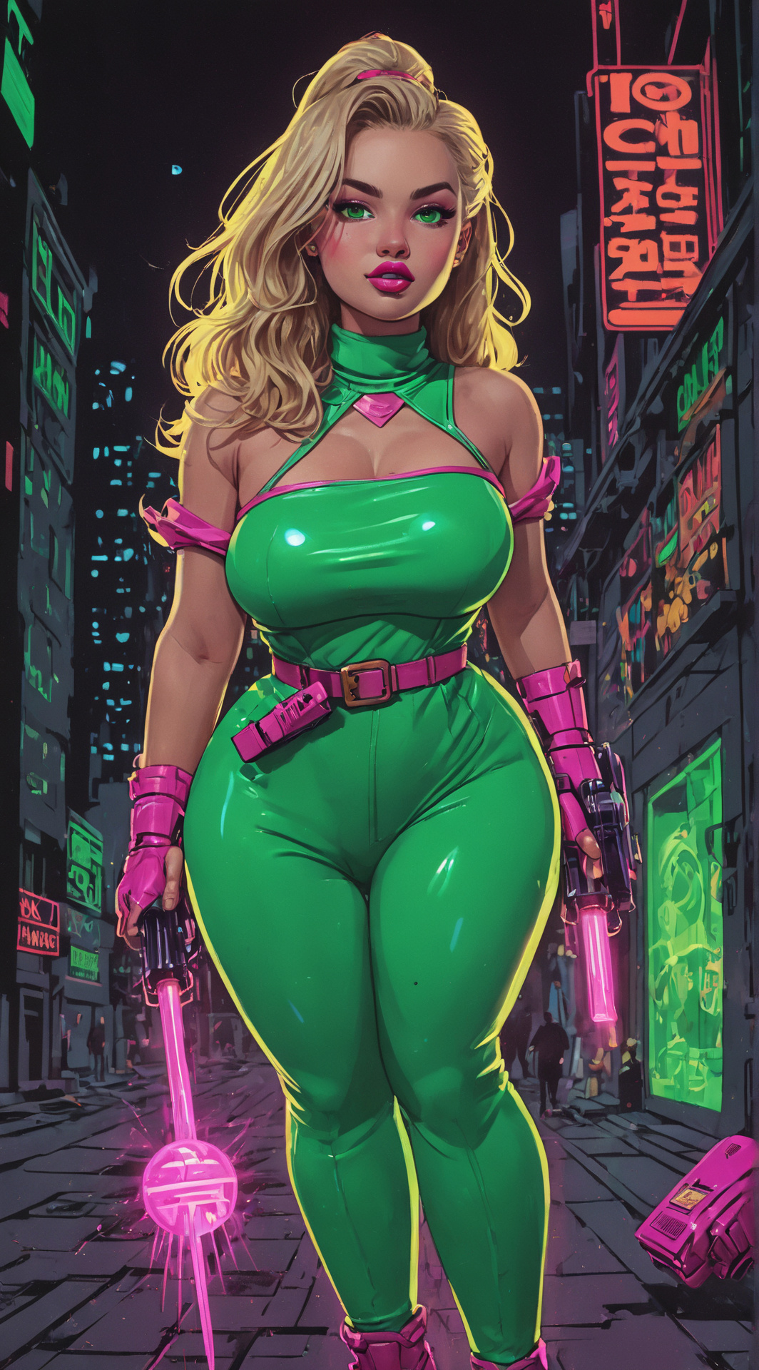 ai character: Glimmer Gal background