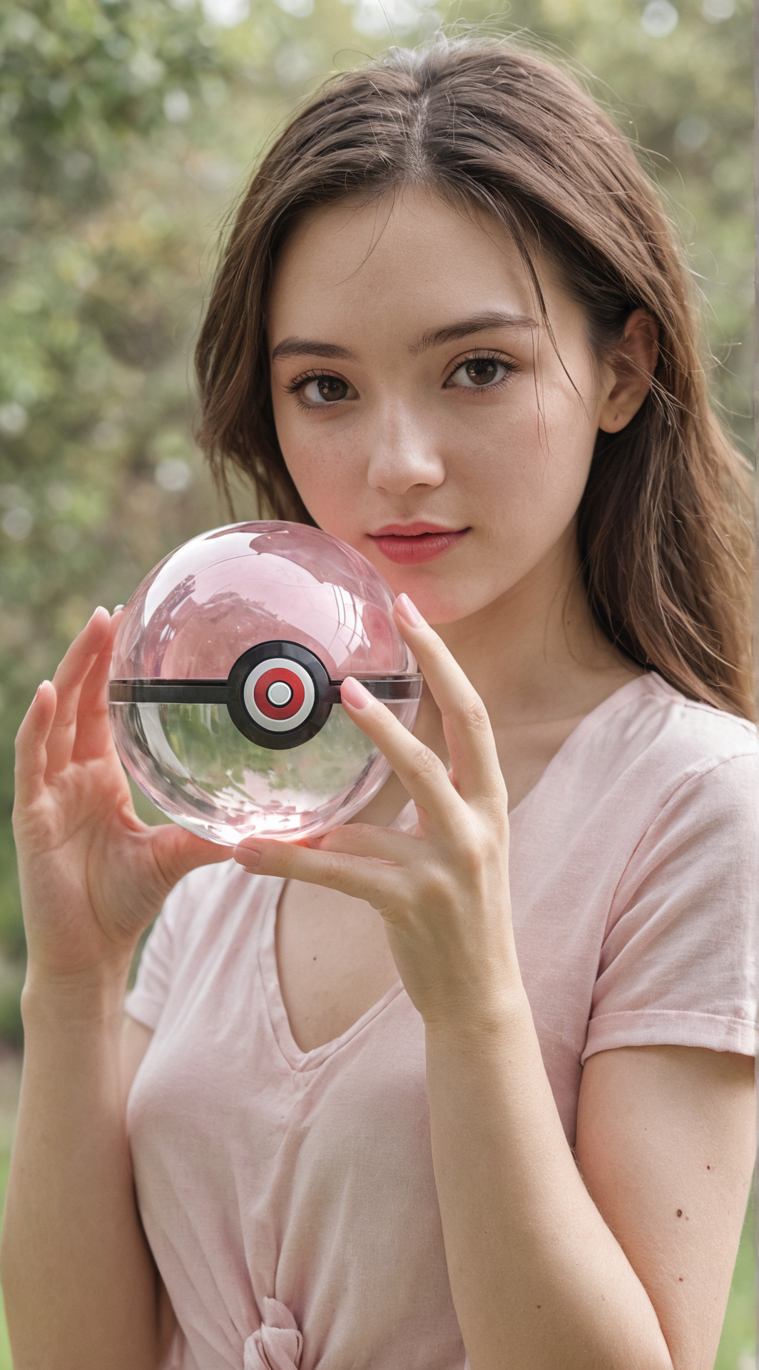 ai character: Pokegirls POKEBALL background