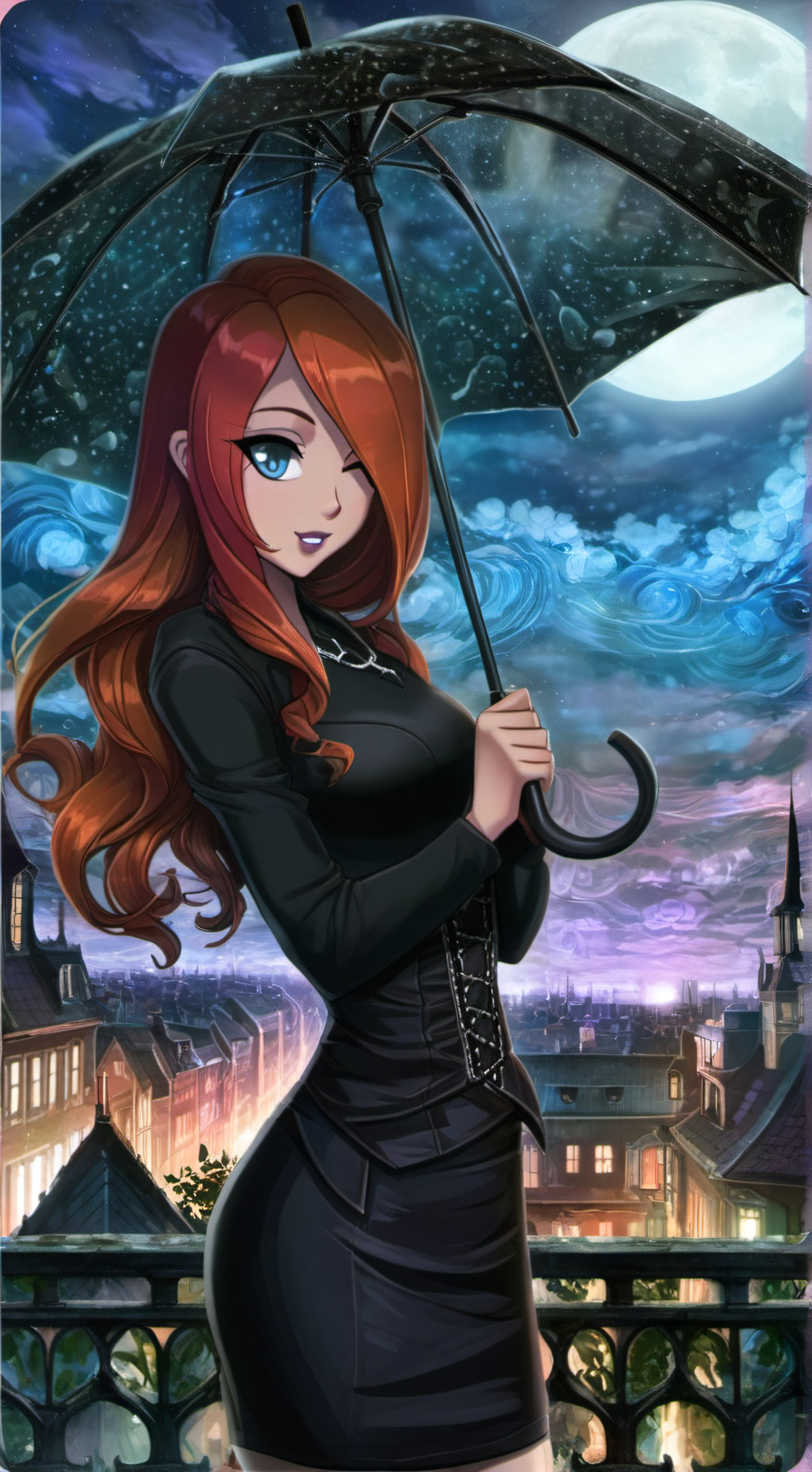 ai character: Parasoul (SG) background
