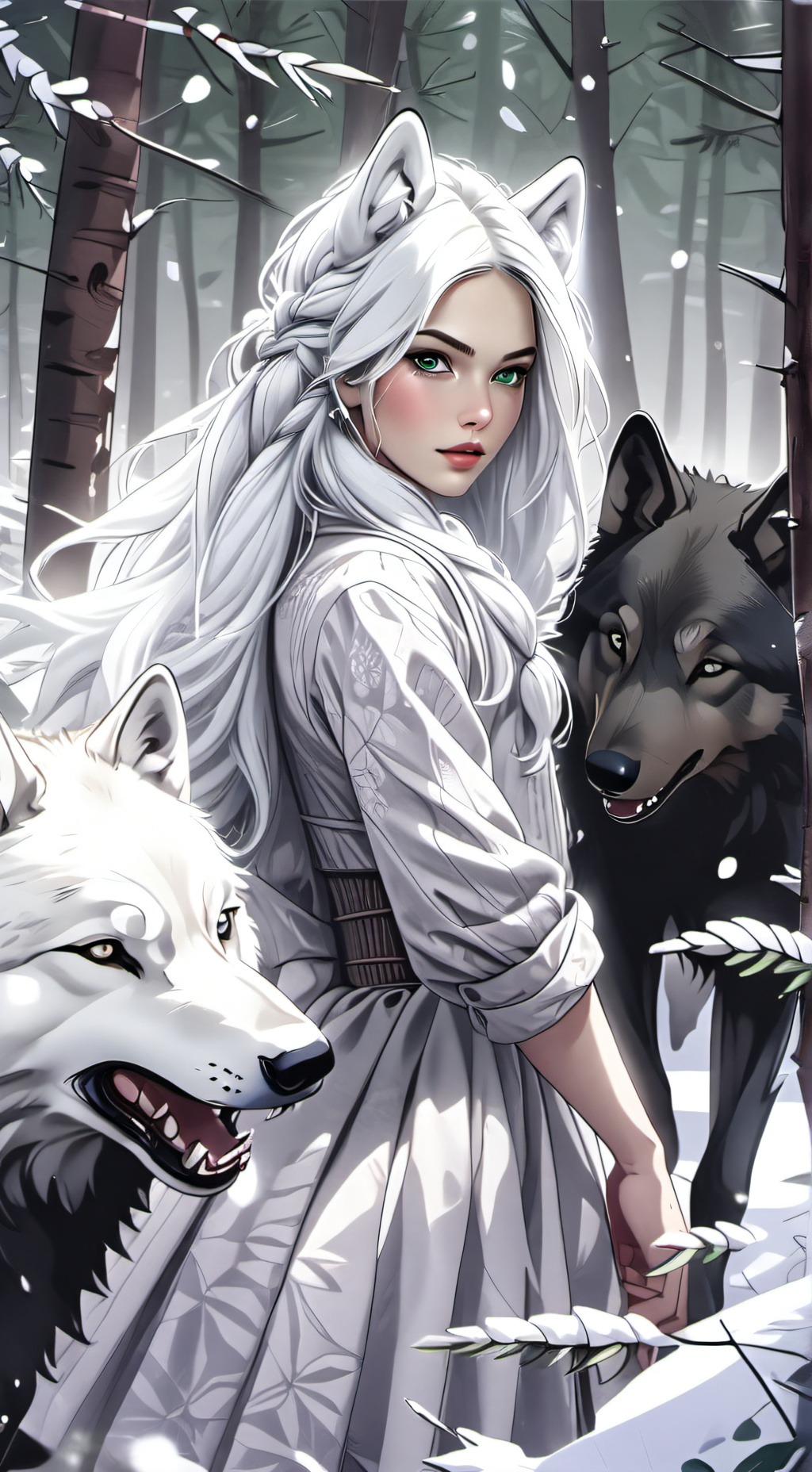 ai character: Luna background