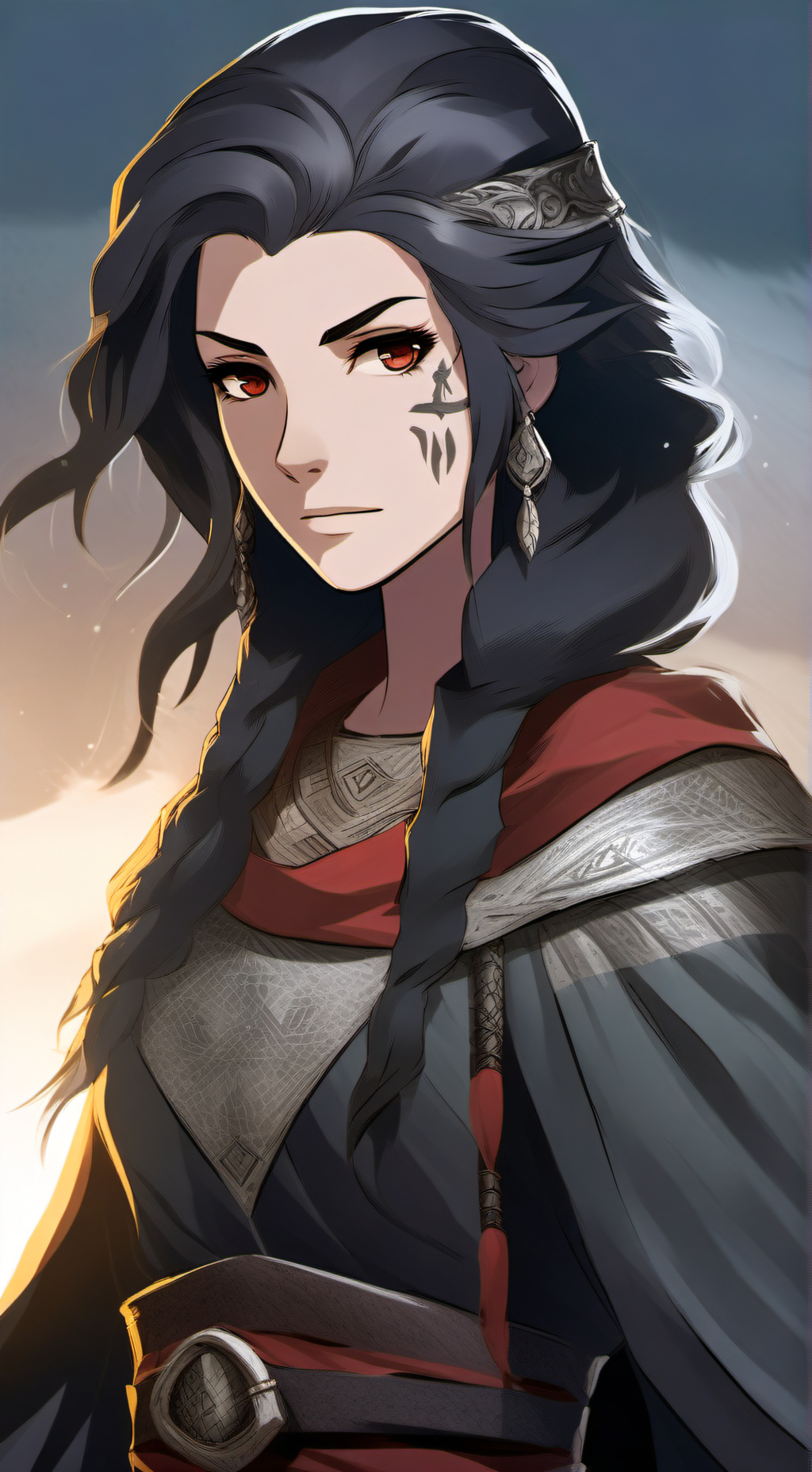 ai character: Vael background