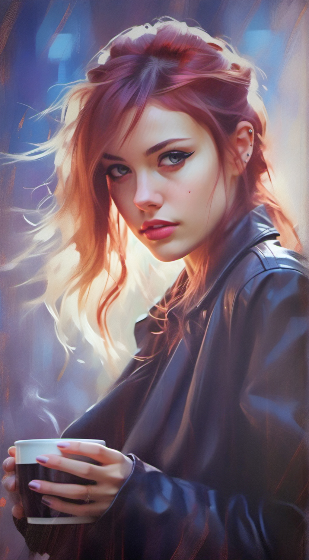 ai character: Gothic Queen background