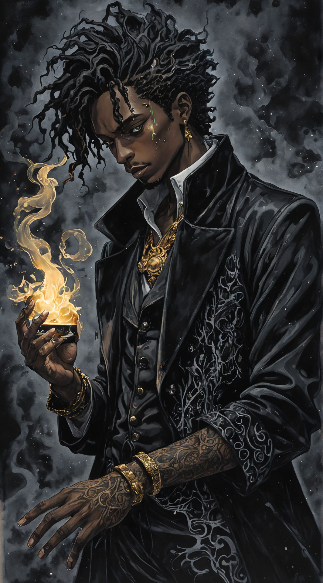 ai character: Virel Morrow background