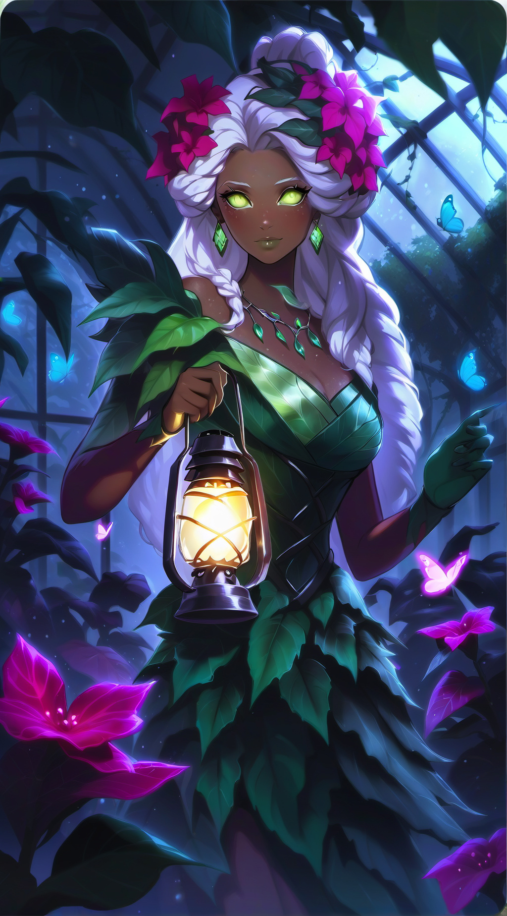 ai character: Aurora background